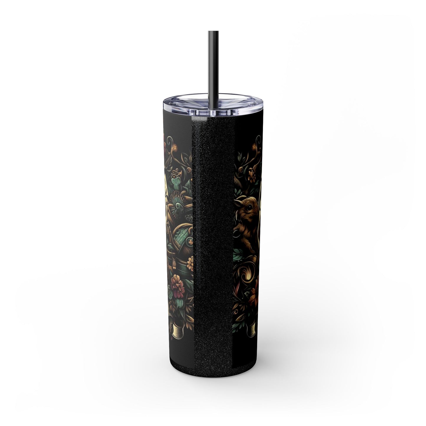 Witch Lore Gifts Skinny Tumbler with Straw, 20oz