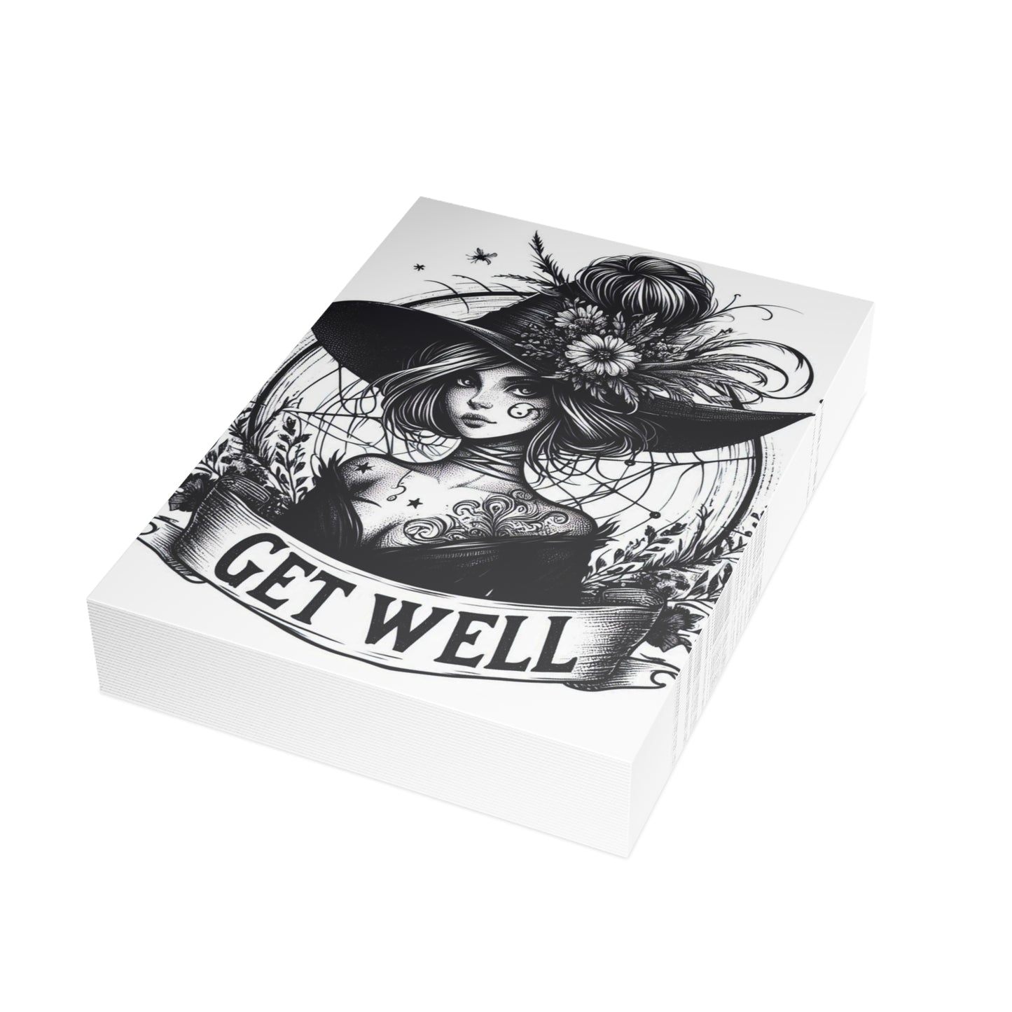 Get Well Witch Postcard Bundles