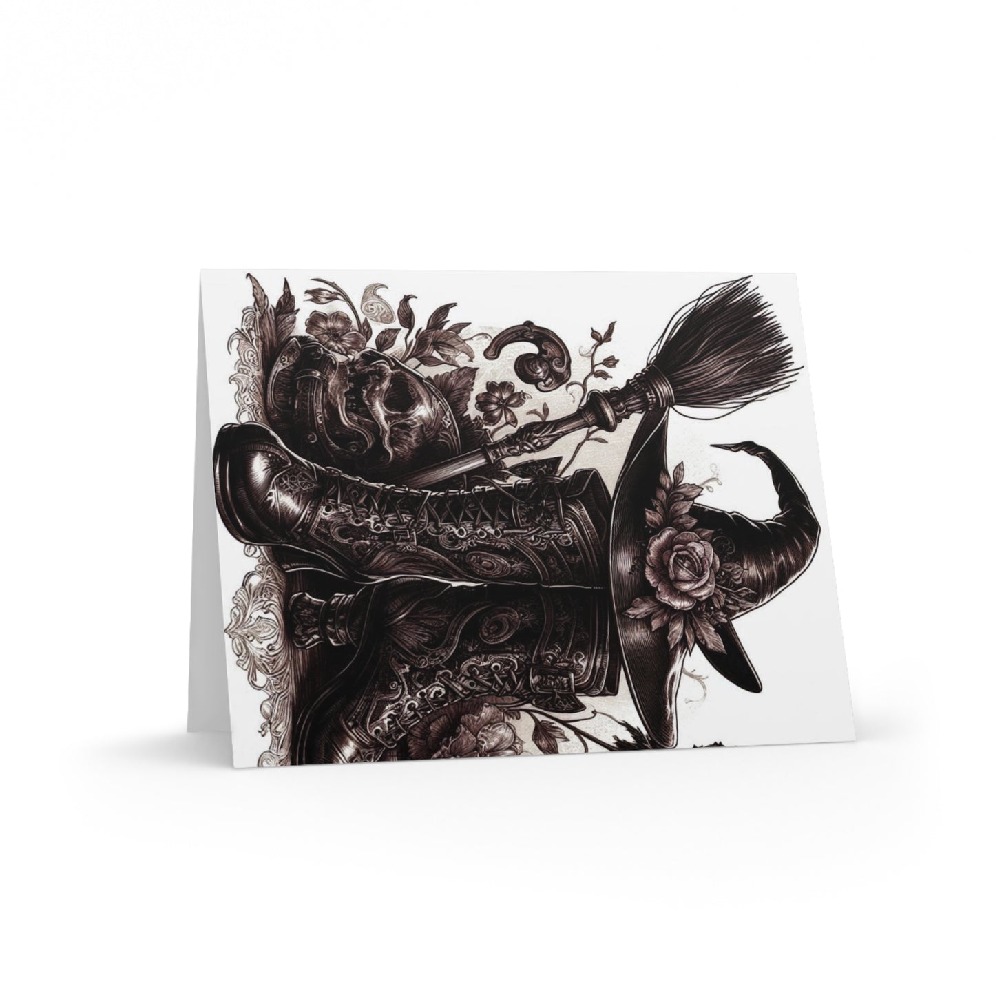 Witch Hat Greeting Cards (8 pc, 16 pc, and 24 pc) Envelopes Included