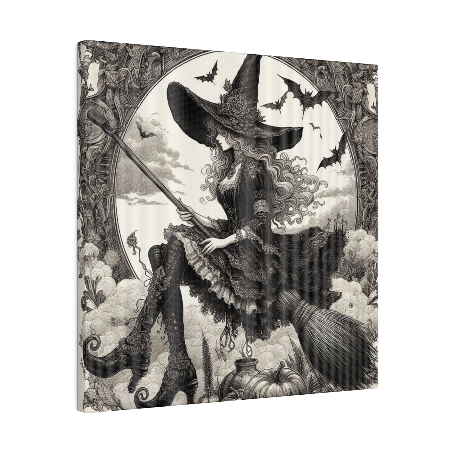 Witch Canvas, Matte Stretched, 0.75"