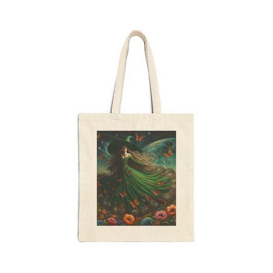 Witch Tote Bag - Cotton Canvas