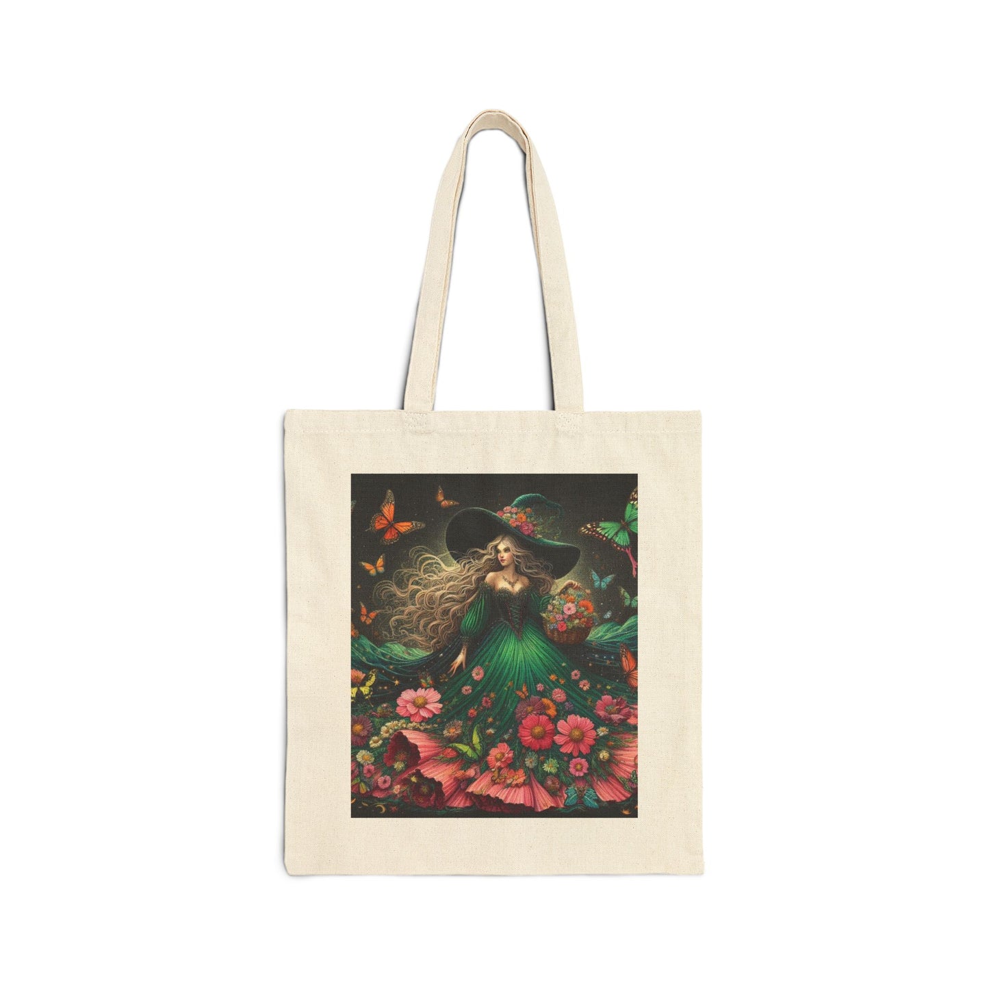 Witch Tote Bag - Cotton Canvas