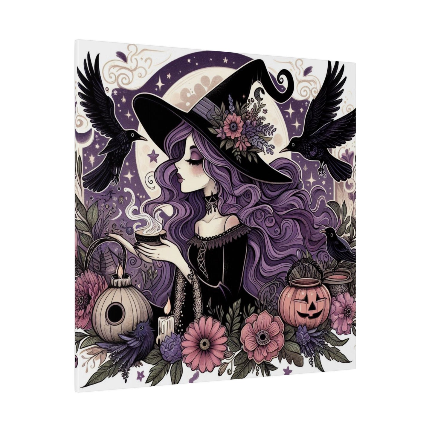 Witch Canvas, Matte Stretched, 0.75"