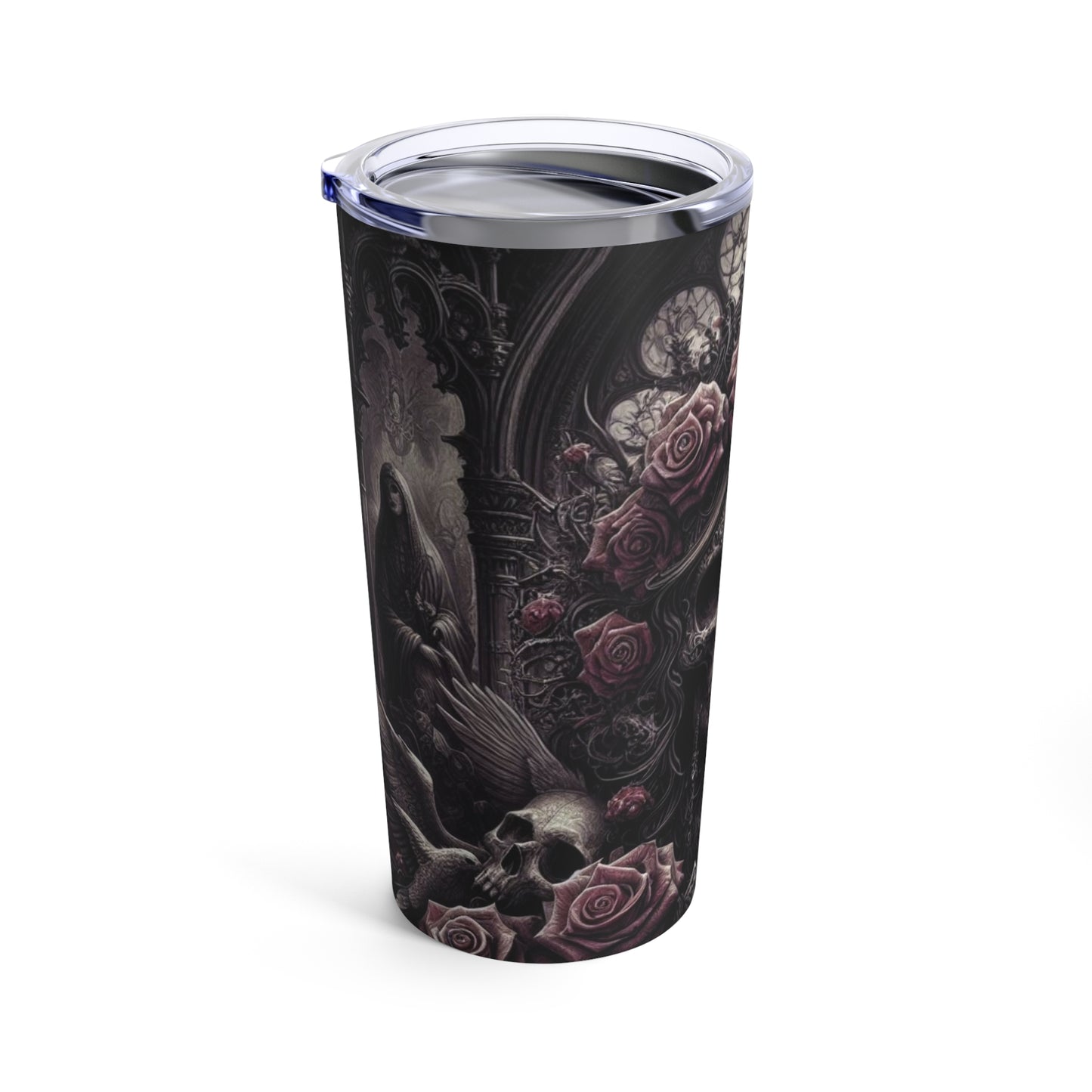 Skeleton & Roses Tumbler 20oz