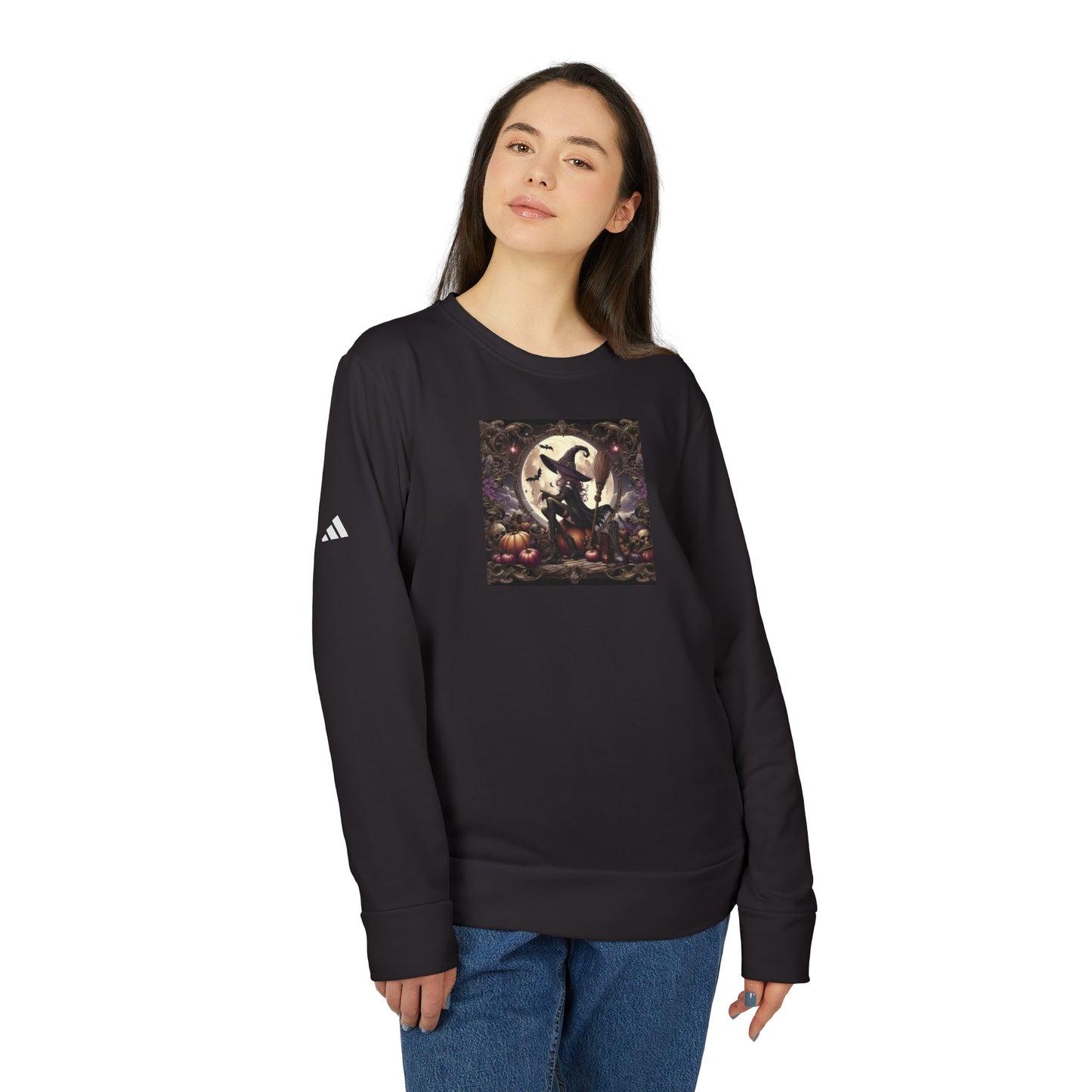 Witch Adidas® Unisex Fleece Crewneck Sweatshirt