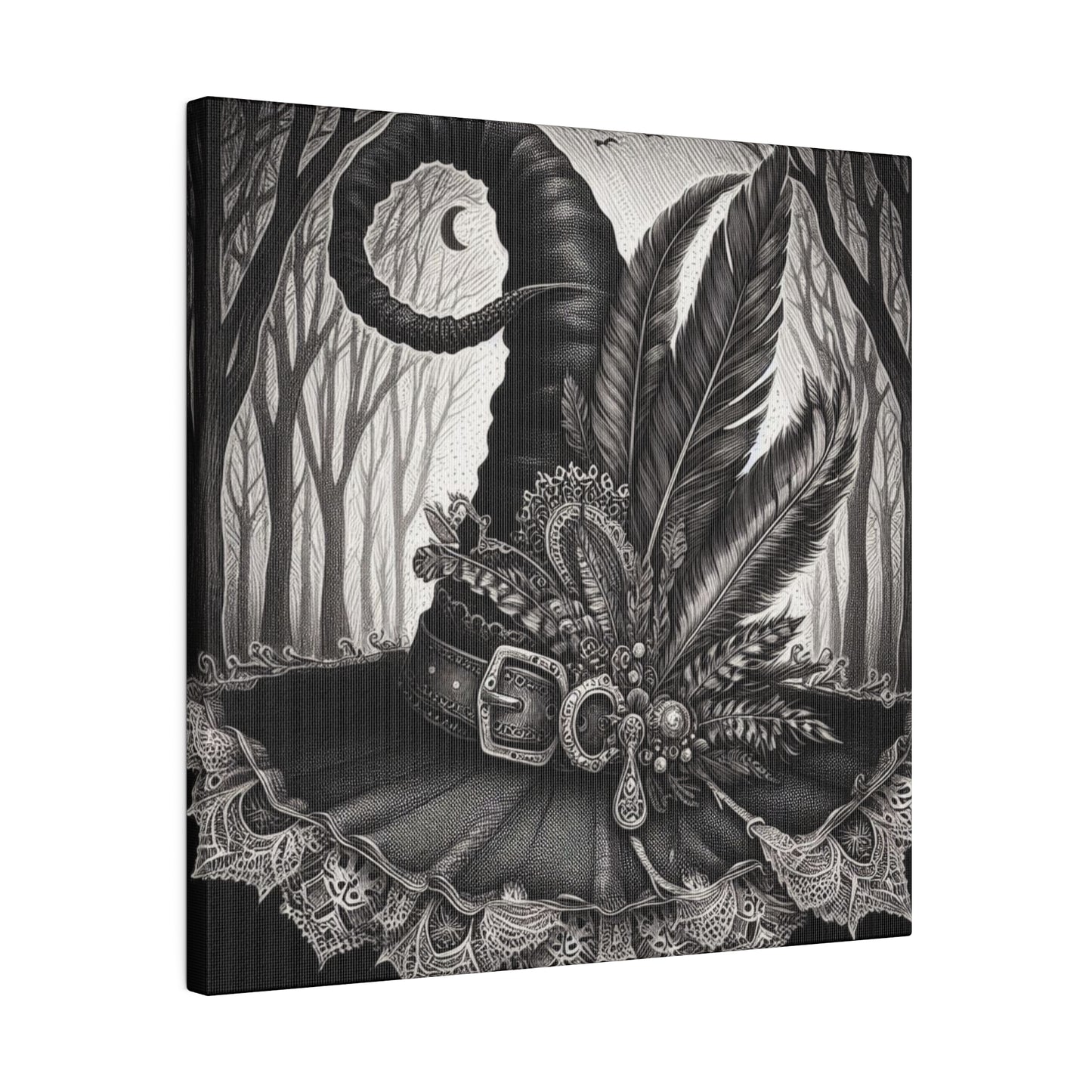 Witch Hat Canvas, Matte Stretched, 0.75"