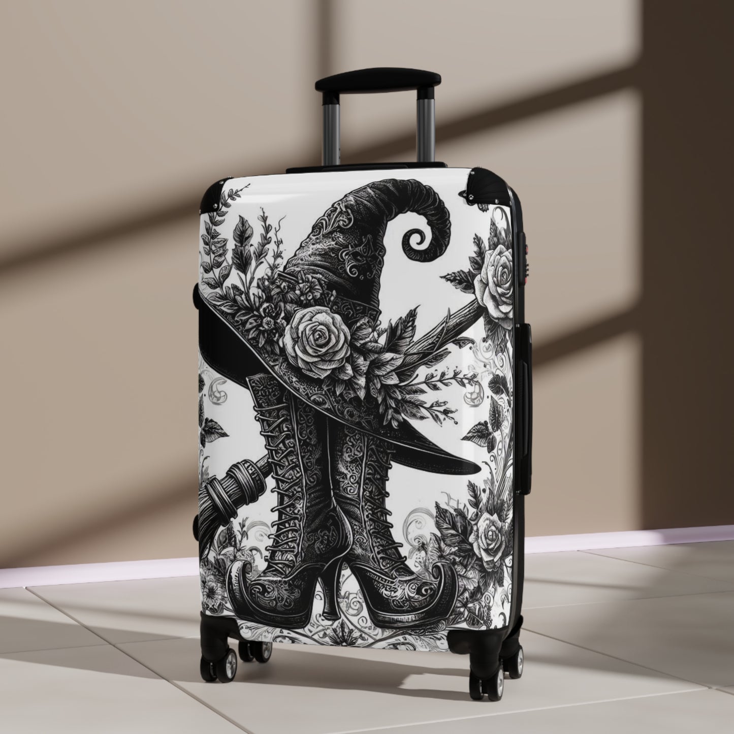 Witch Hat & Boots Traveling Suitcase