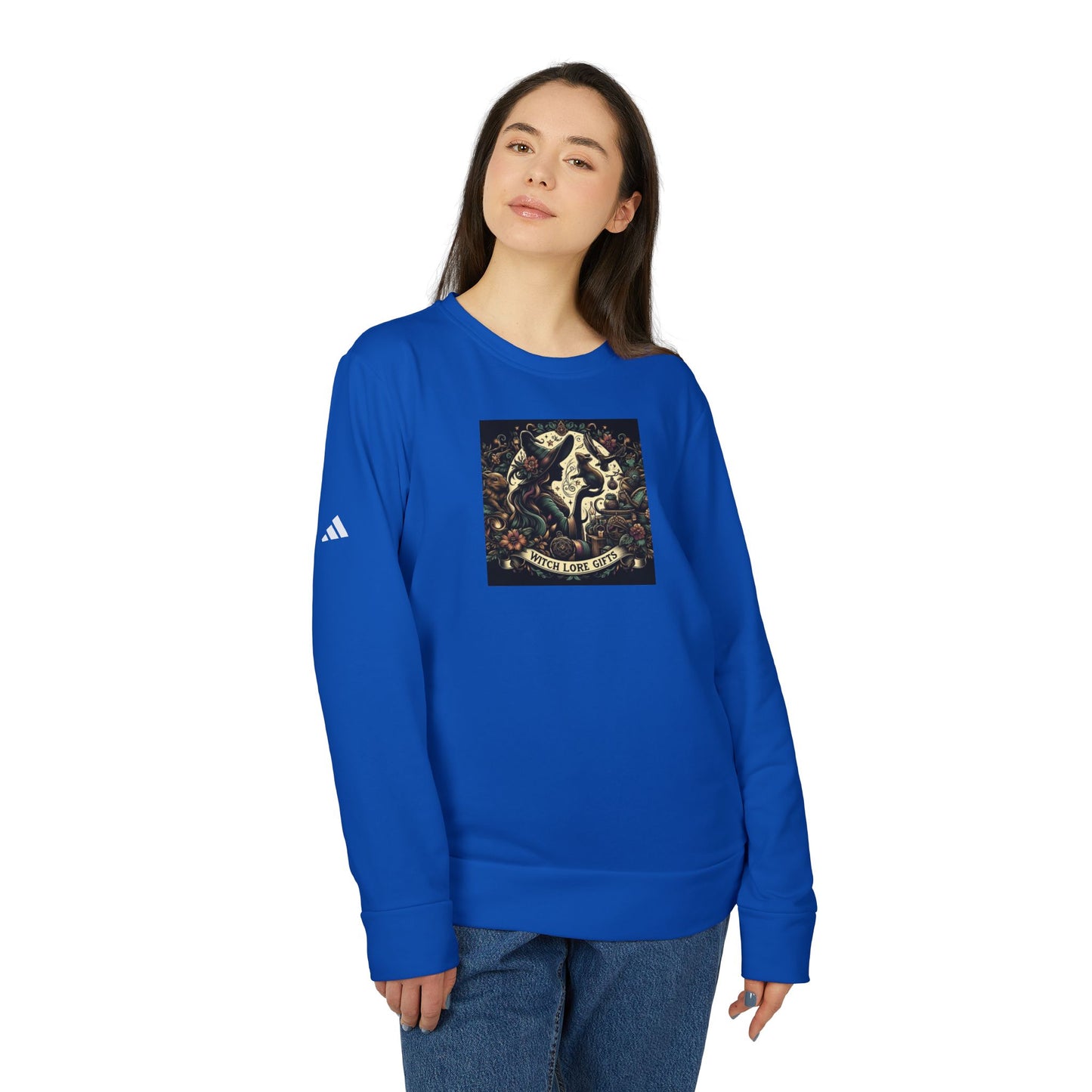 Witch Lore Gifts Adidas® Unisex Fleece Crewneck Sweatshirt