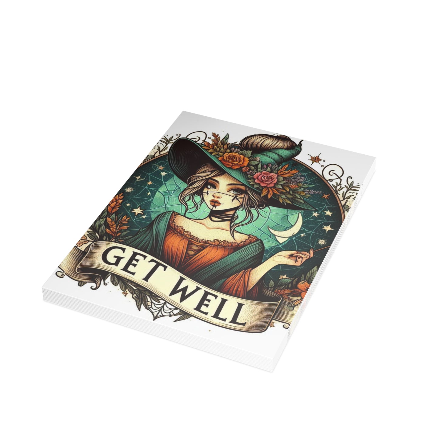 Get Well Witch Postcard Bundles