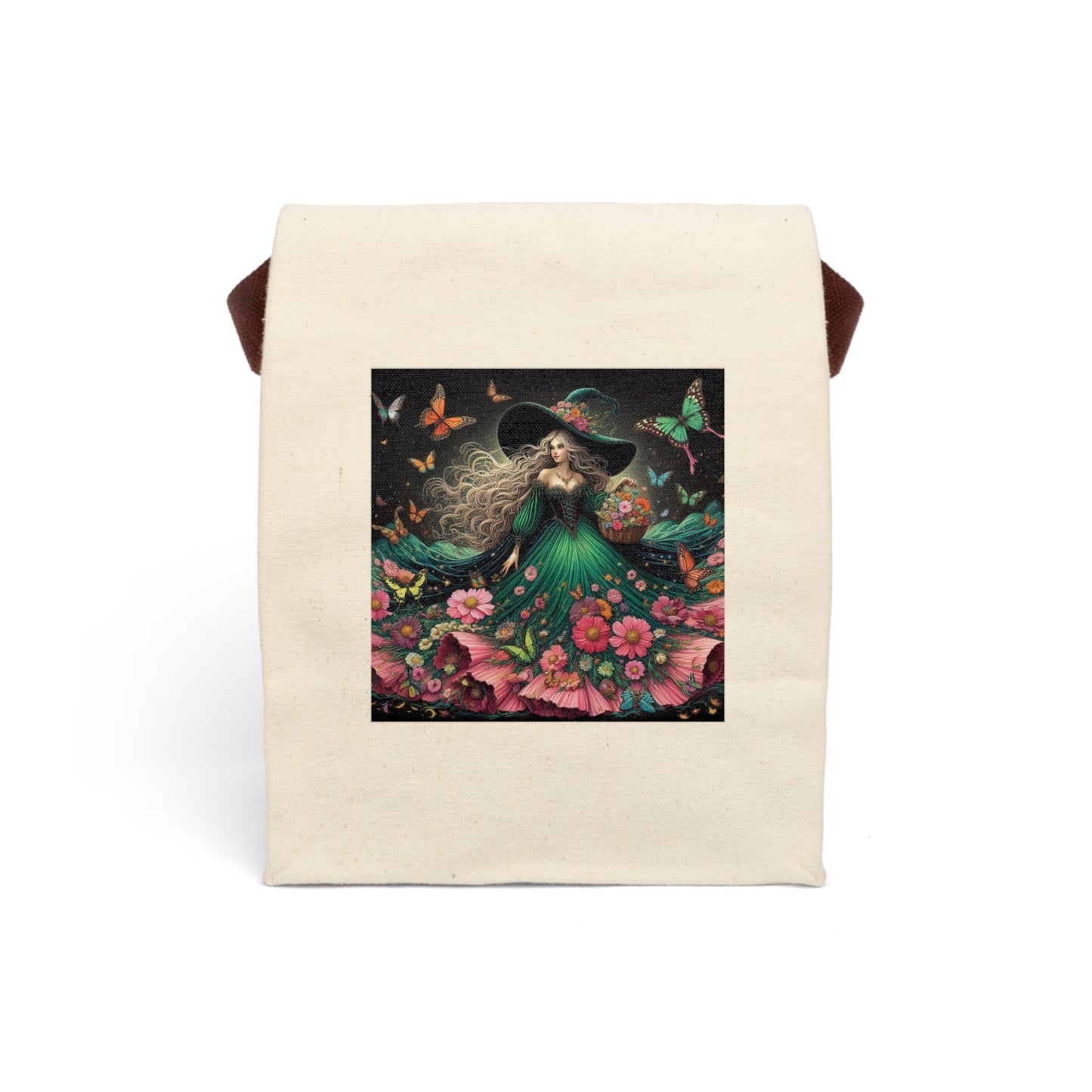 Witch Canvas Lunch Bag