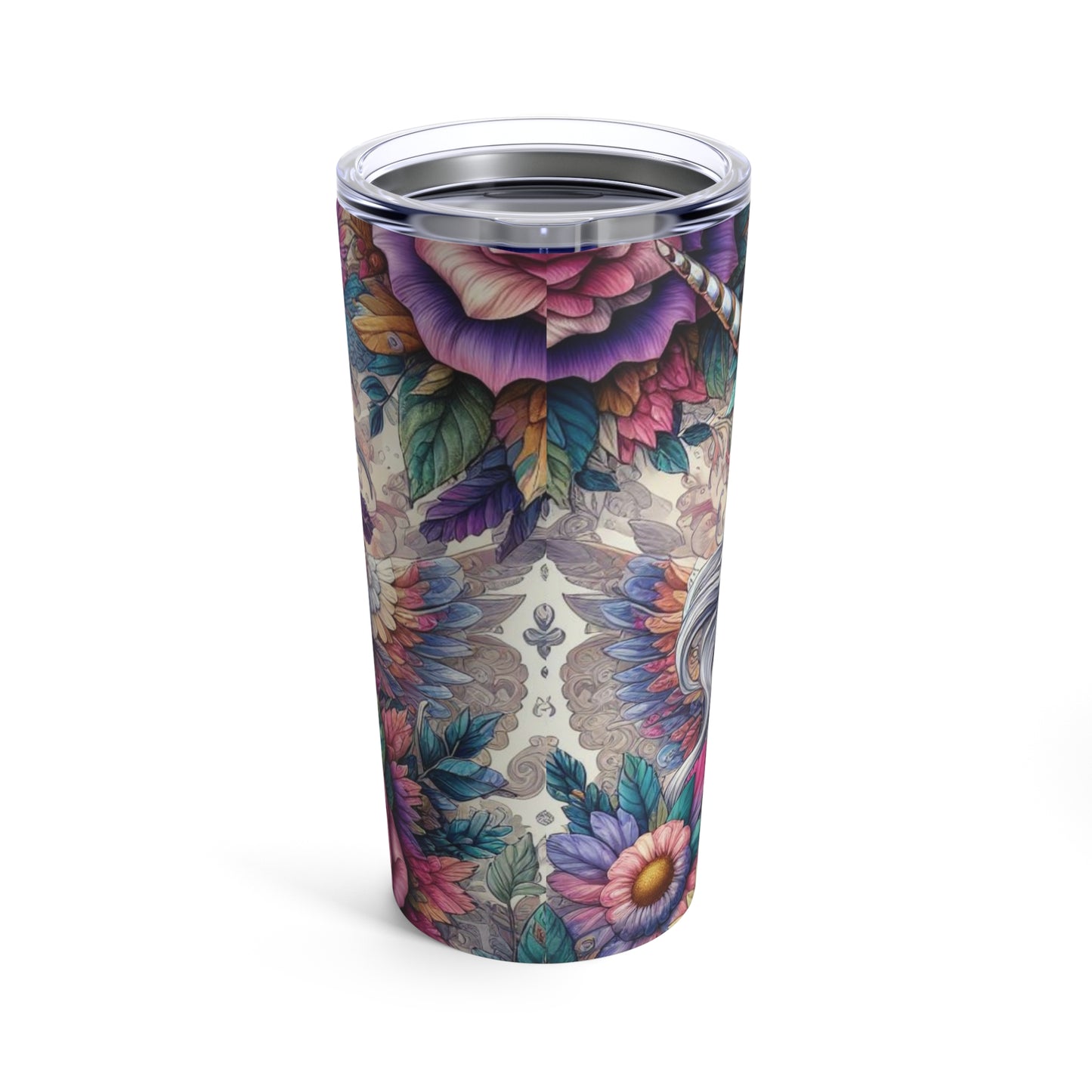 Unicorn Sugar Skull Tumbler 20oz