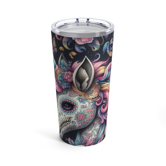 Unicorn Sugar Skull Tumbler 20oz