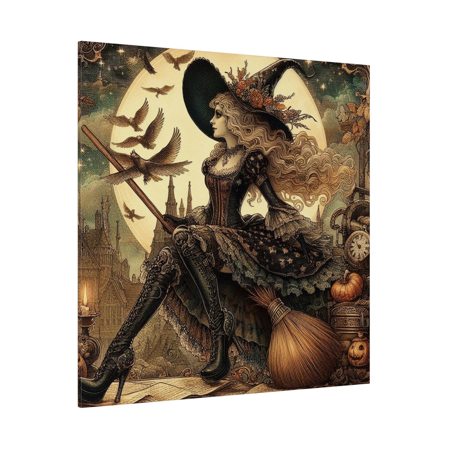 Witch Canvas, Matte Stretched, 0.75"