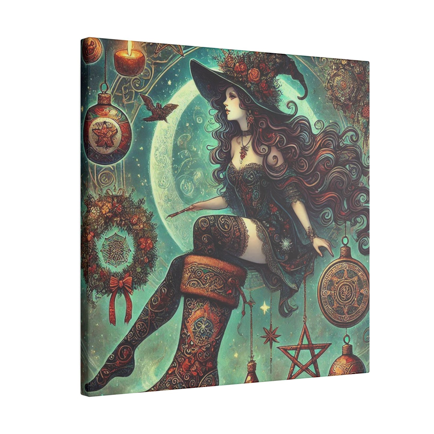 Canvas Wall Art - Witch Design