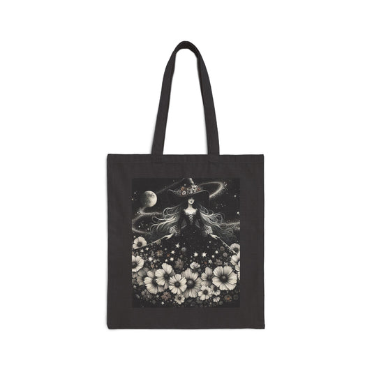 Witch Tote Bag - Cotton Canvas