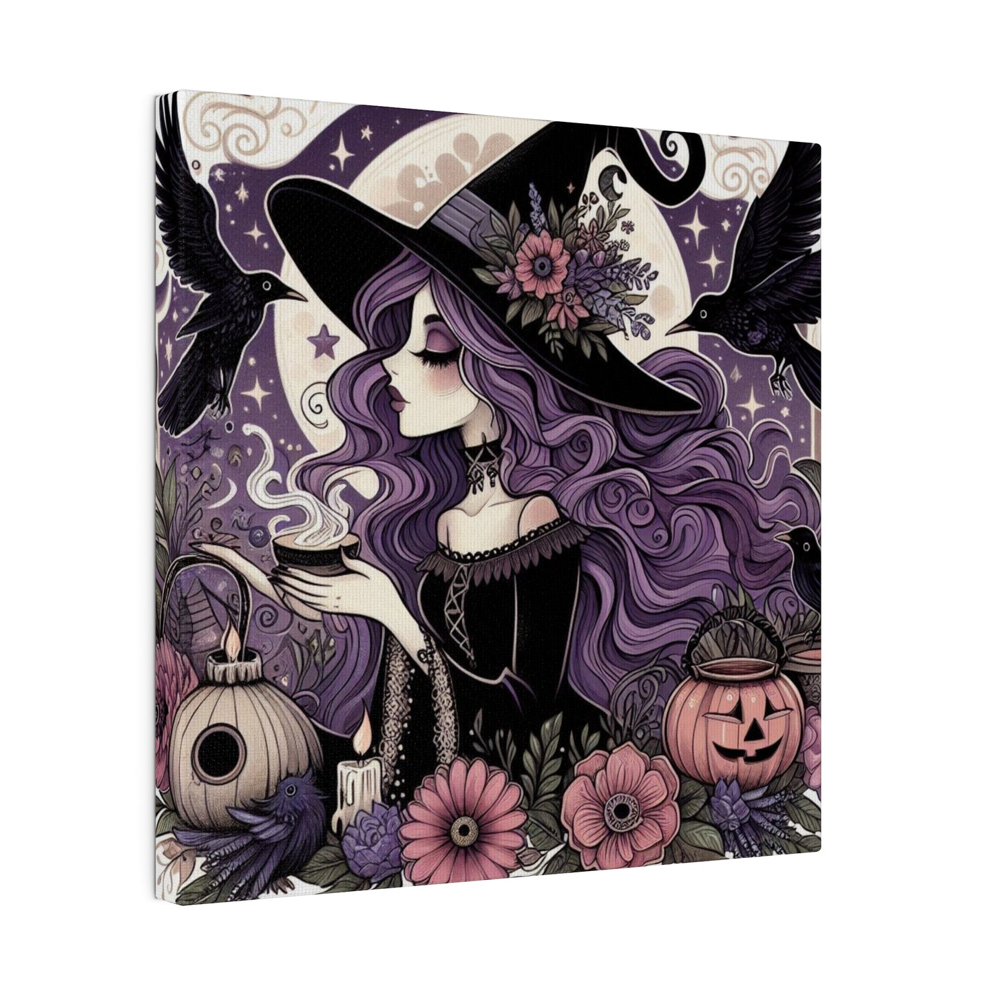 Witch Canvas, Matte Stretched, 0.75"