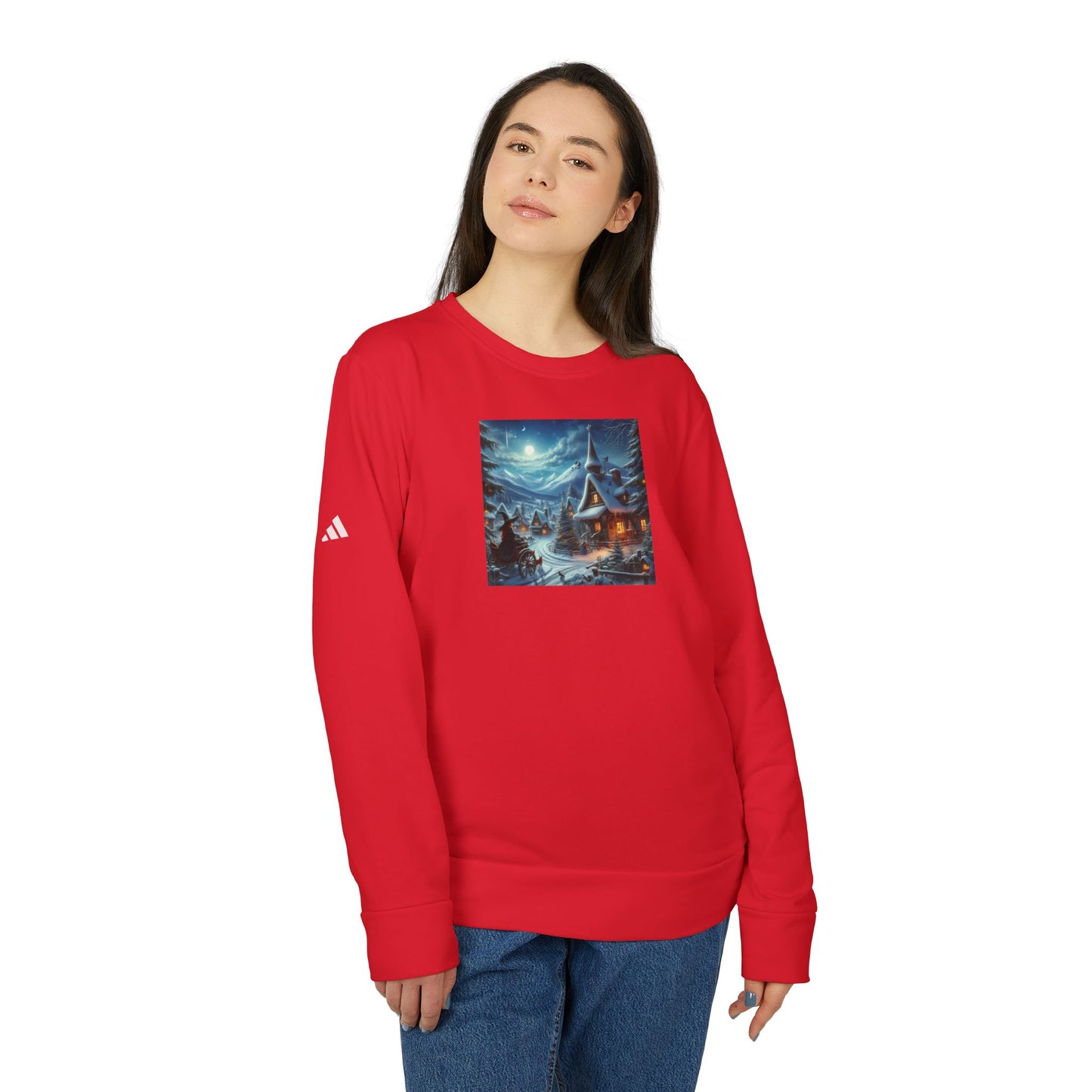 Witch Adidas® Unisex Fleece Crewneck Sweatshirt