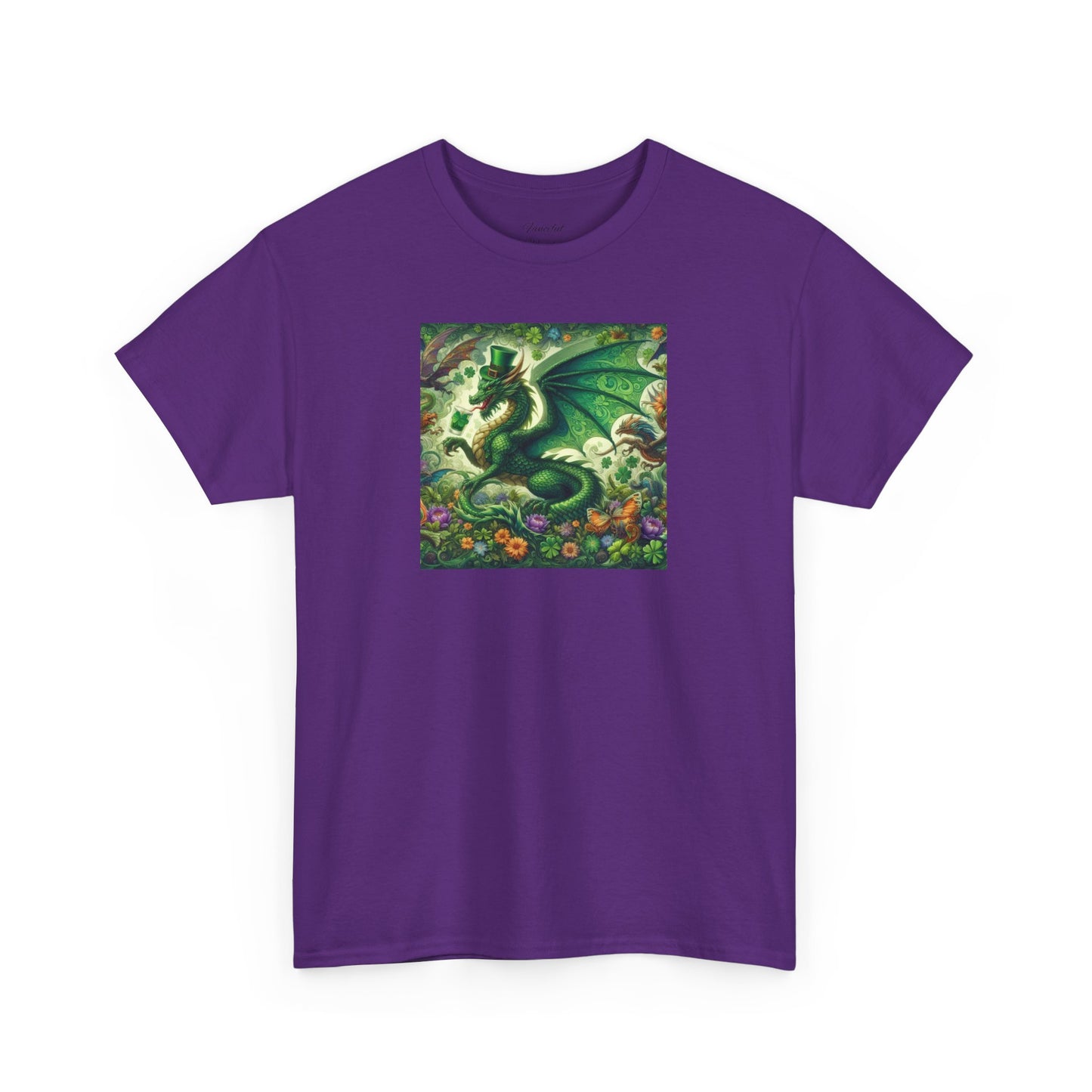 Dragon St. Patrick"s Day Unisex Heavy Cotton Tee - Gildan 100% Cotton