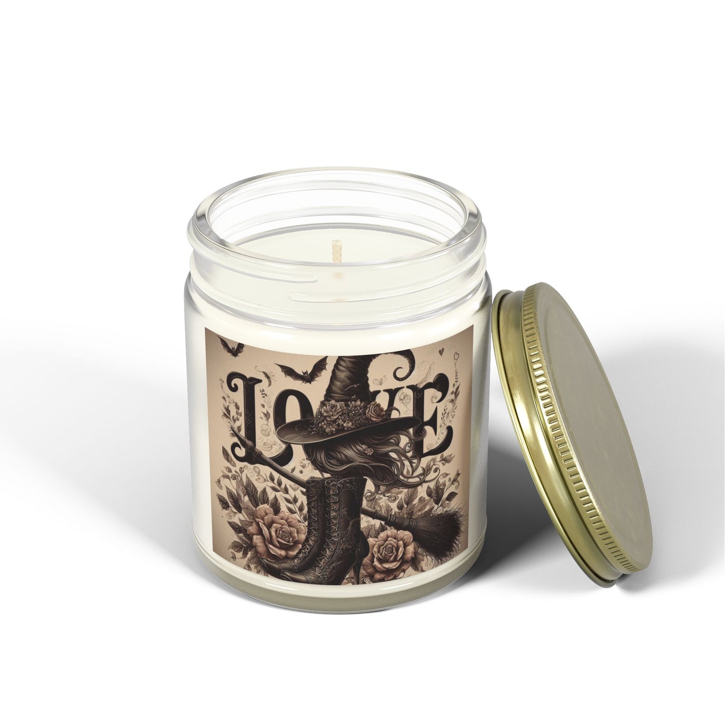 Love Witch Candles, Coconut Apricot Wax (4oz, 9oz)