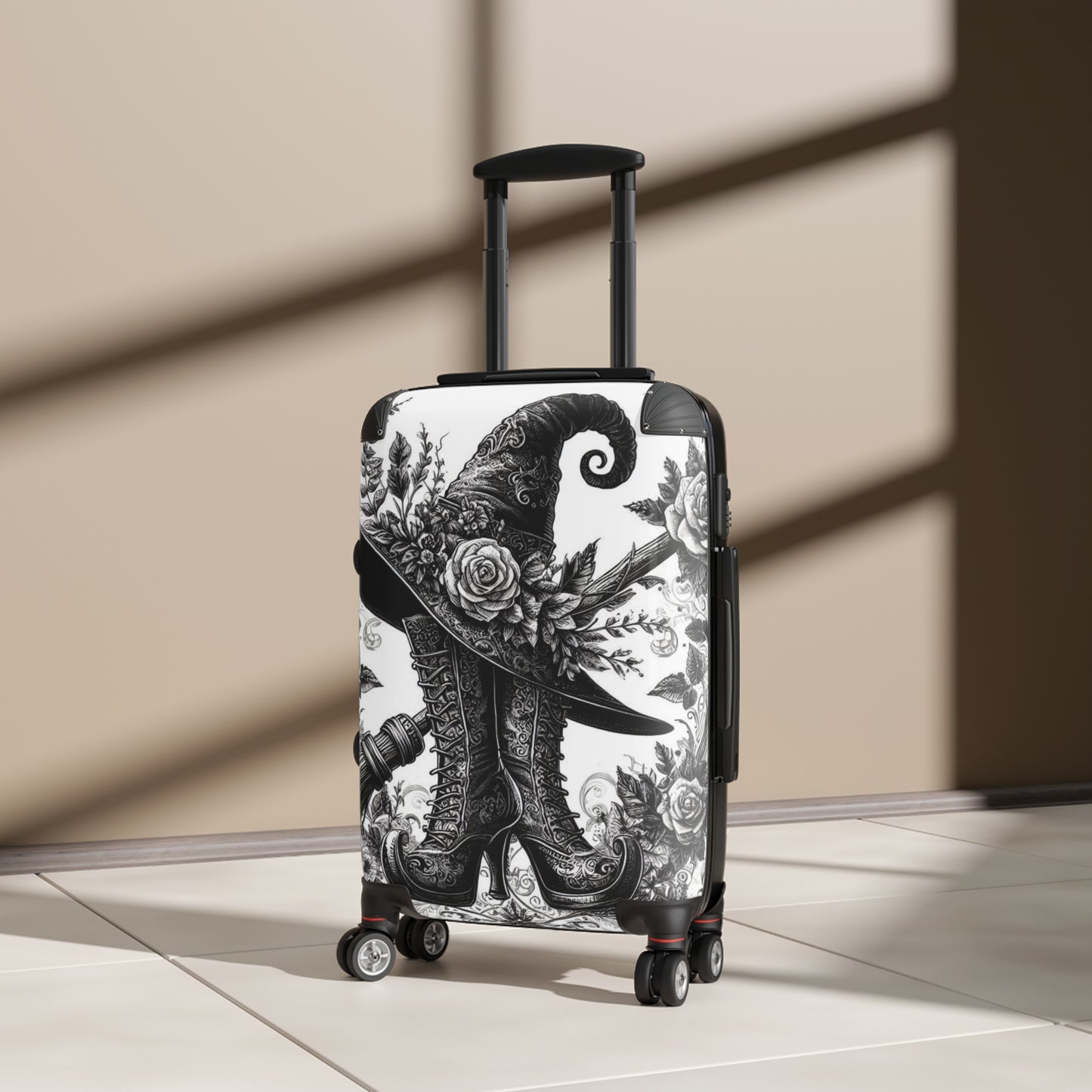 Witch Hat & Boots Traveling Suitcase