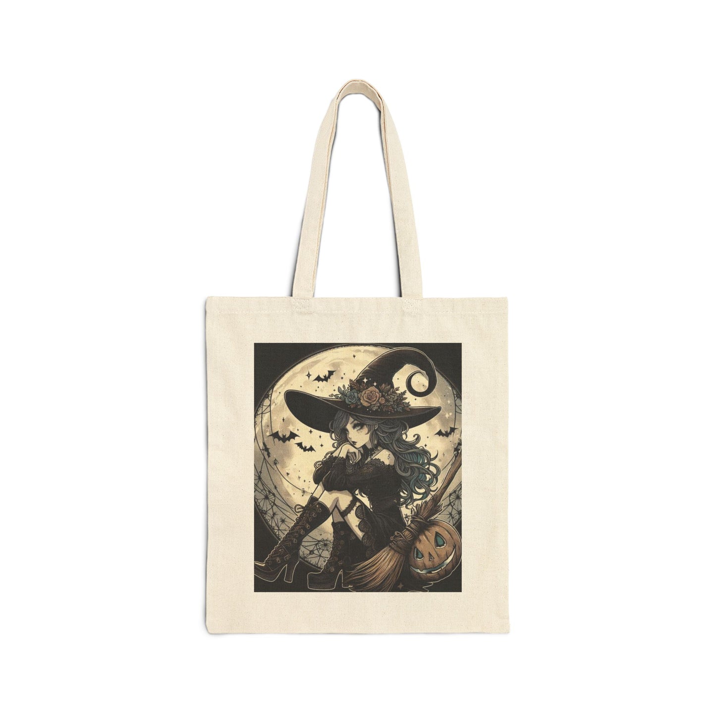 Witch Tote Bag - Cotton Canvas