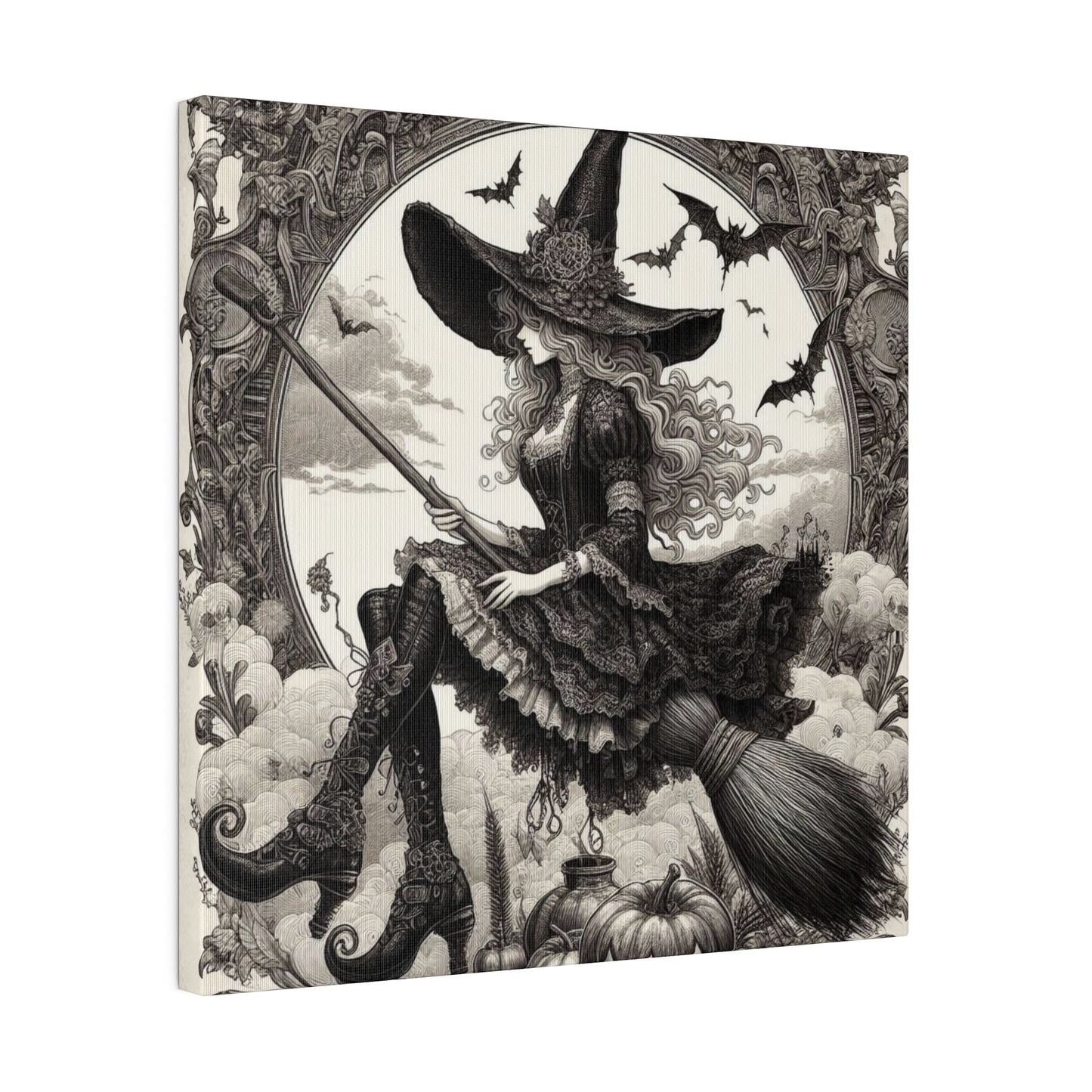 Witch Canvas, Matte Stretched, 0.75"