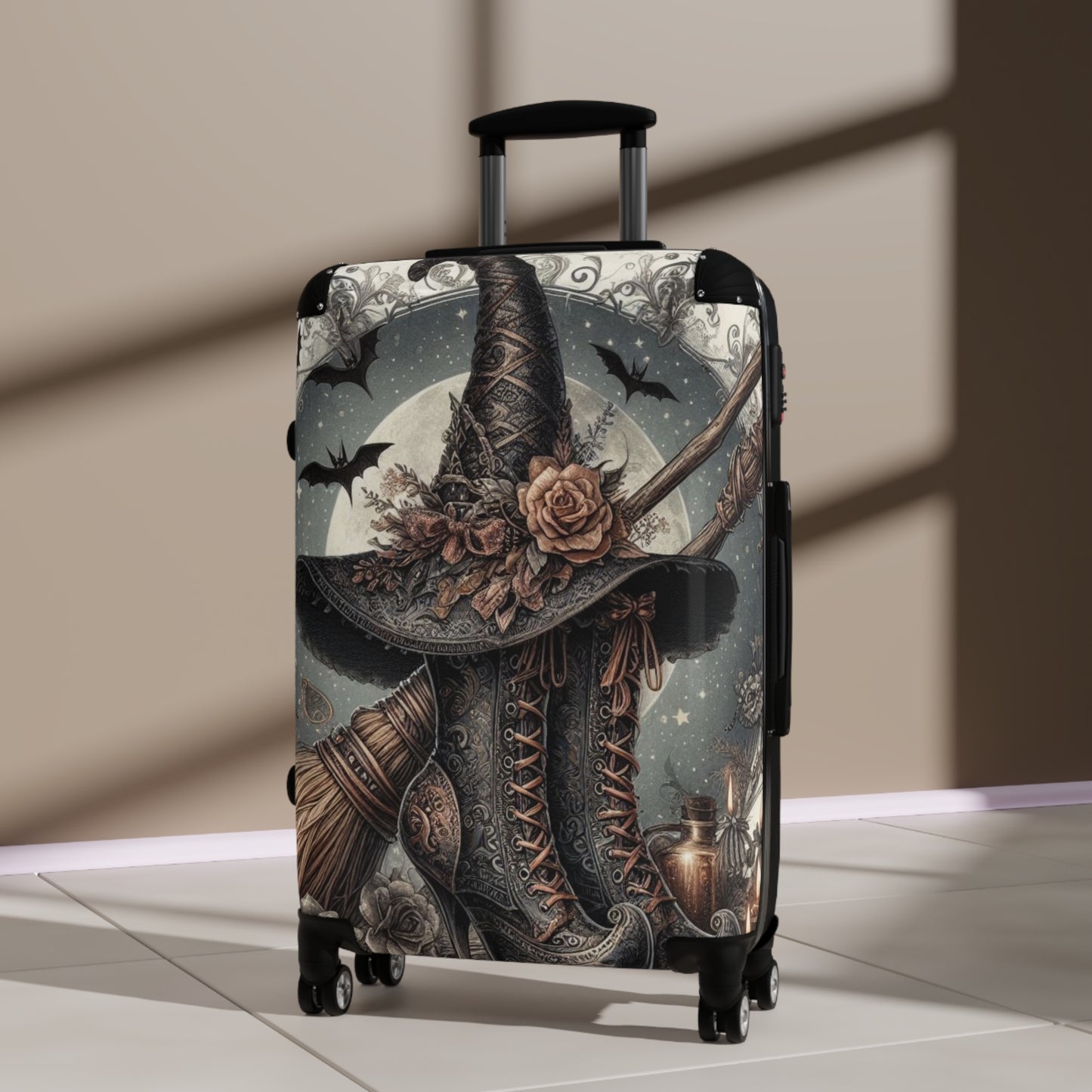 Witch Hat & Boots Suitcase