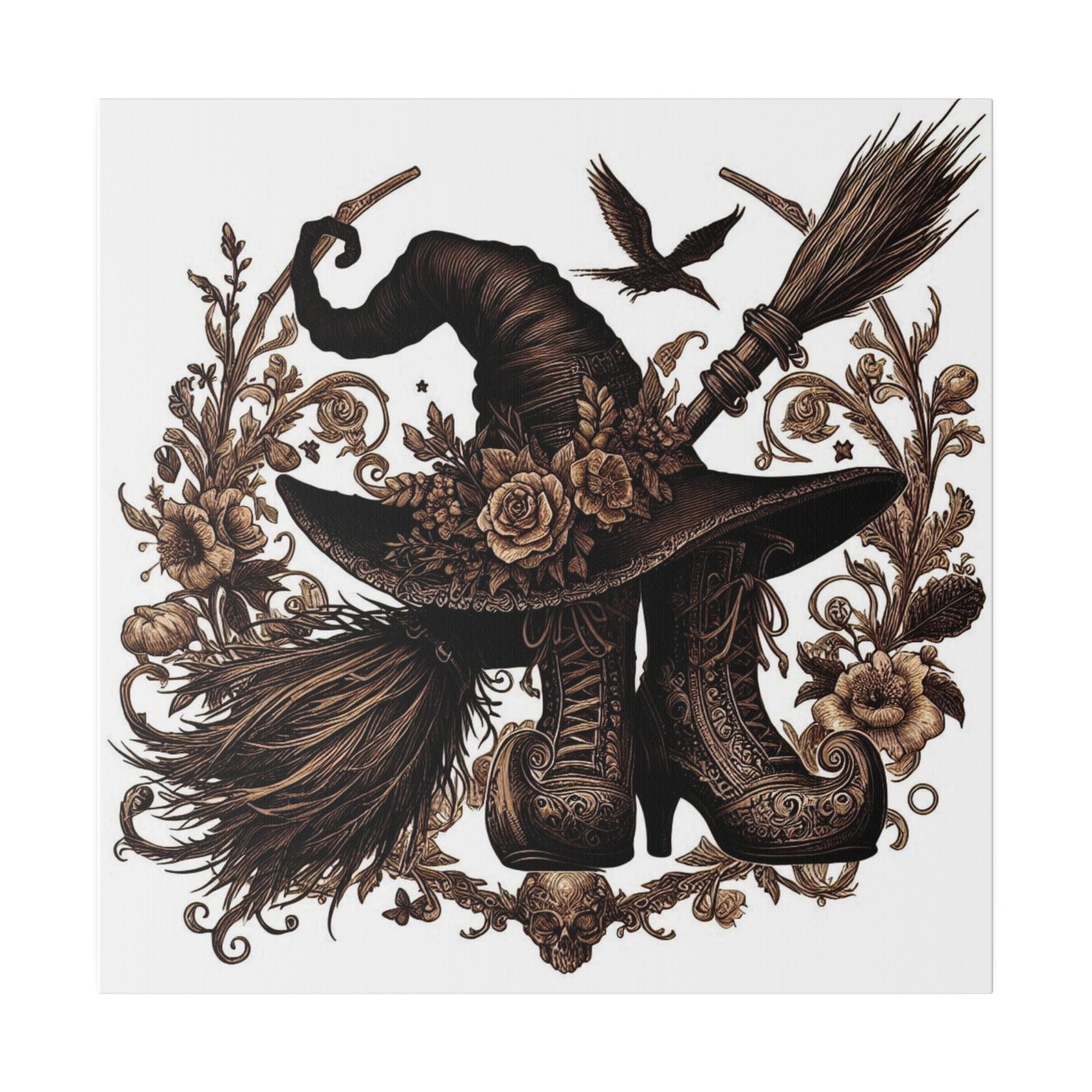 Witch Hat Canvas, Matte Stretched, 0.75"