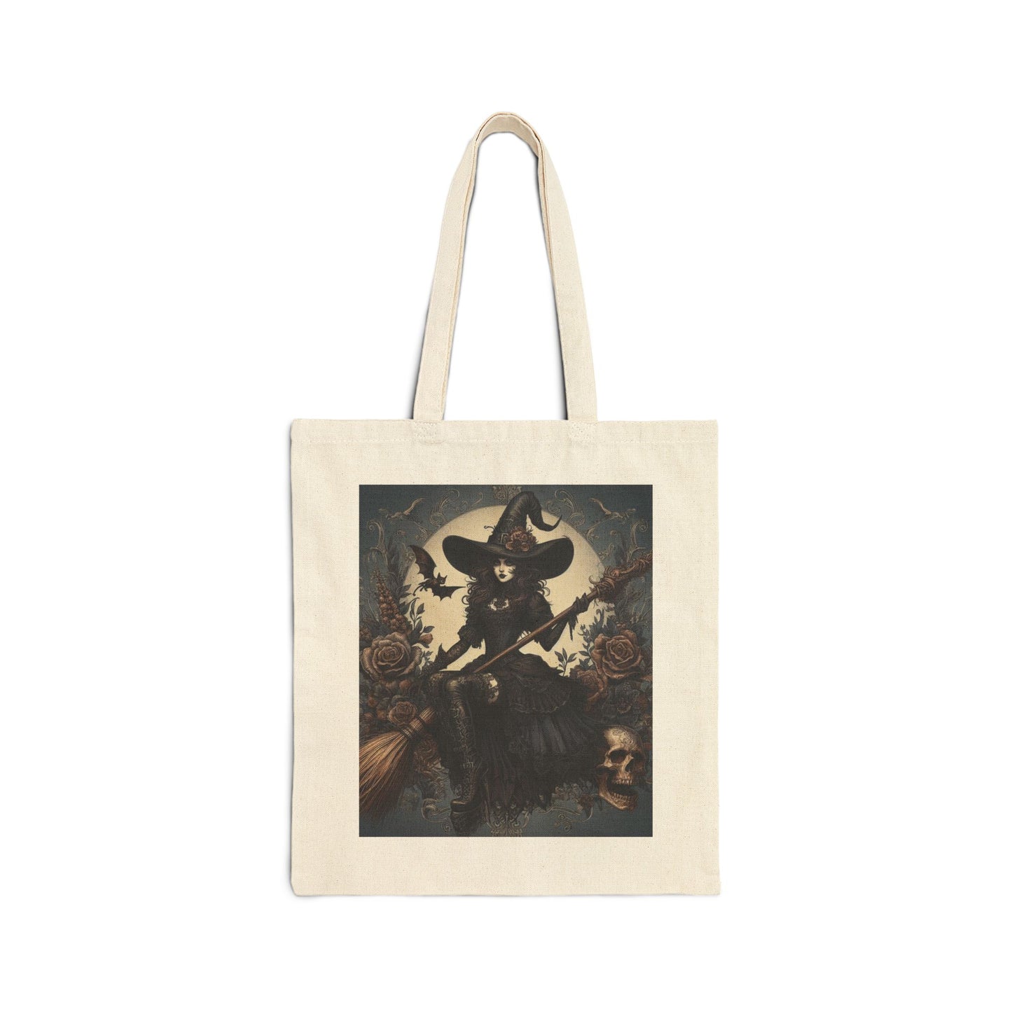 Witch Tote Bag - Cotton Canvas