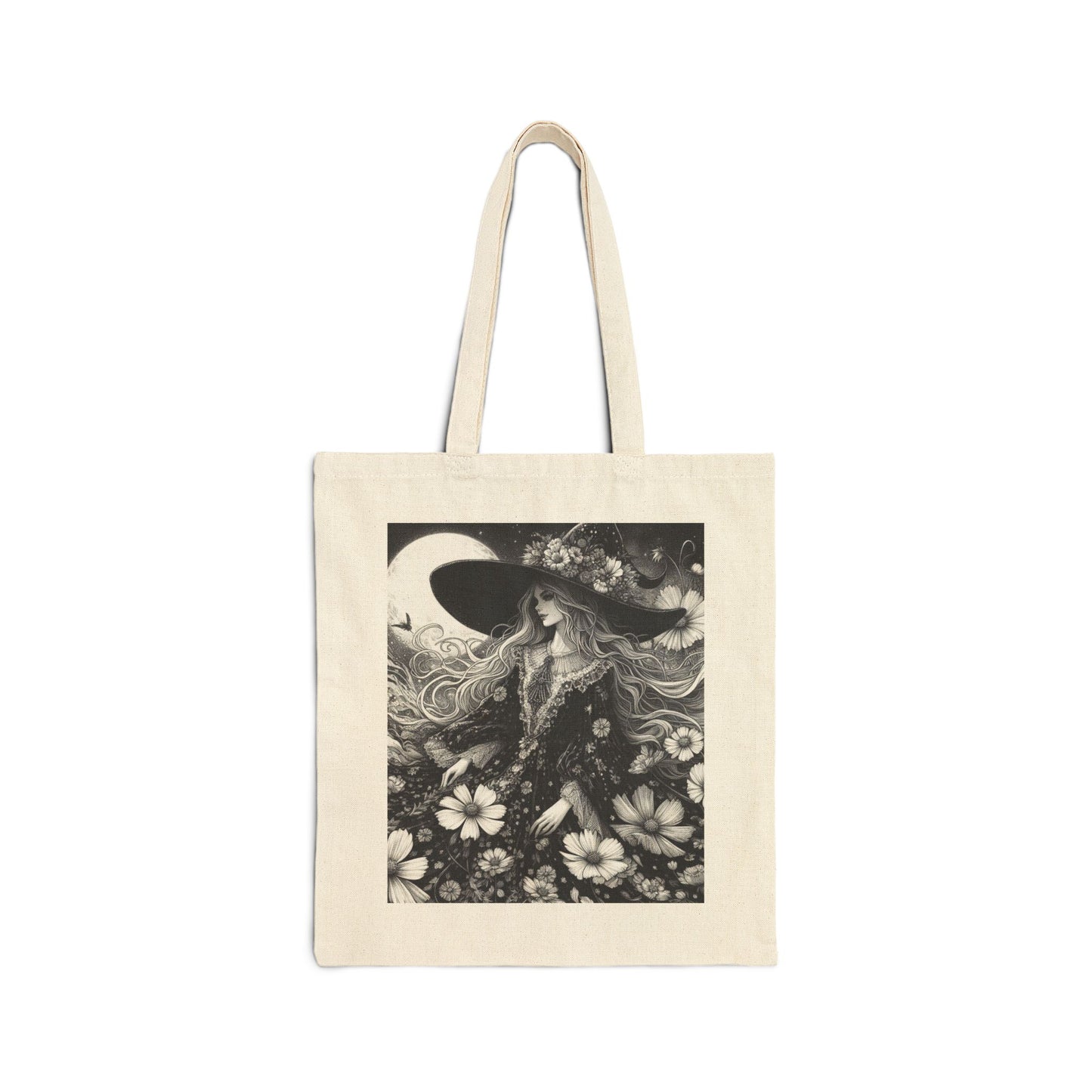 Witch Tote Bag - Cotton Canvas