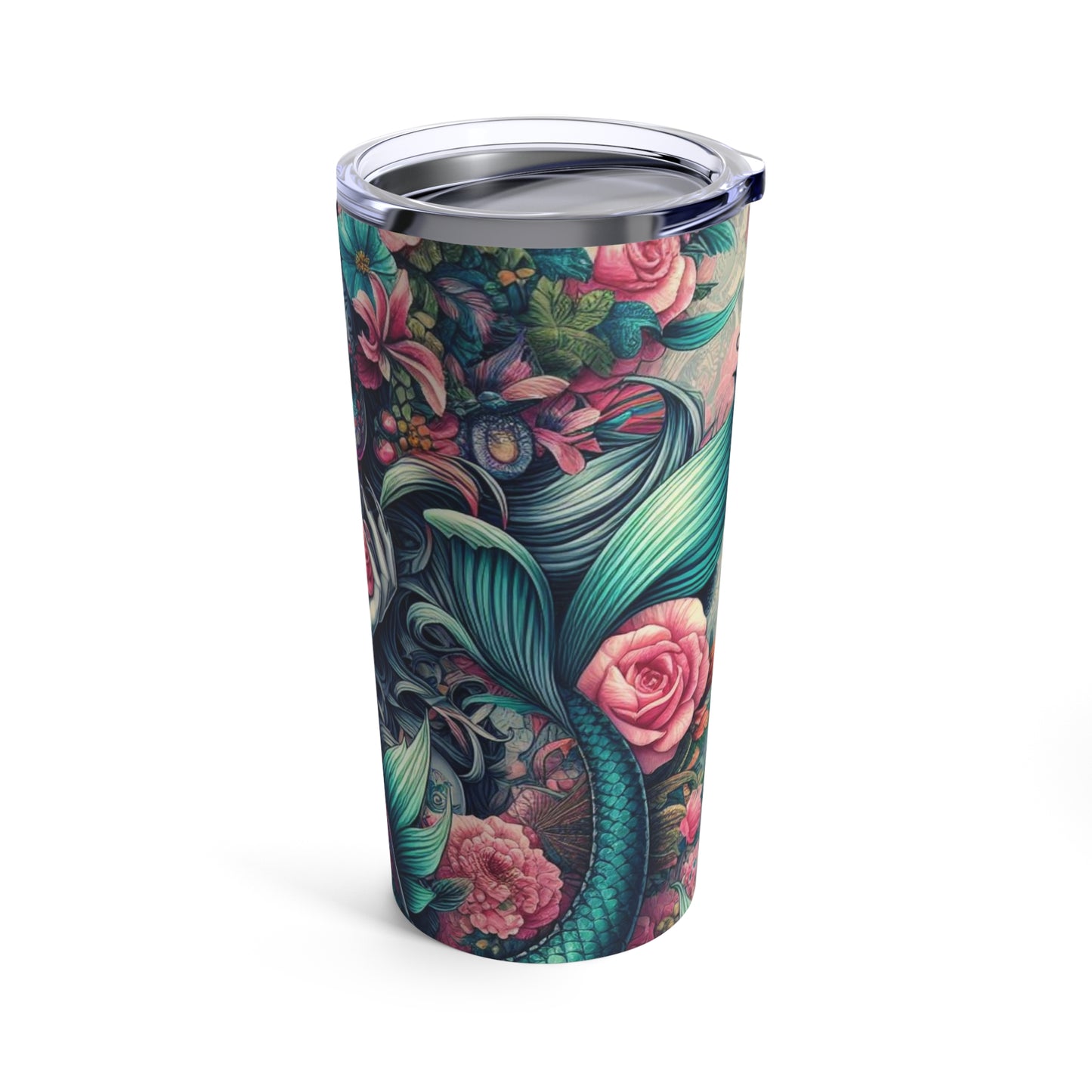 Mermaid Sugar Skull Tumbler 20oz