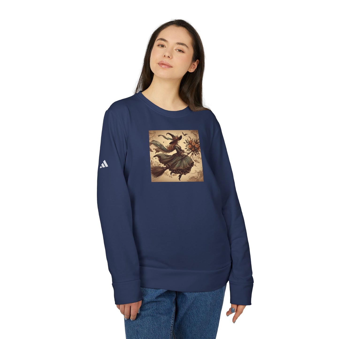 Witch Adidas® Unisex Fleece Crewneck Sweatshirt