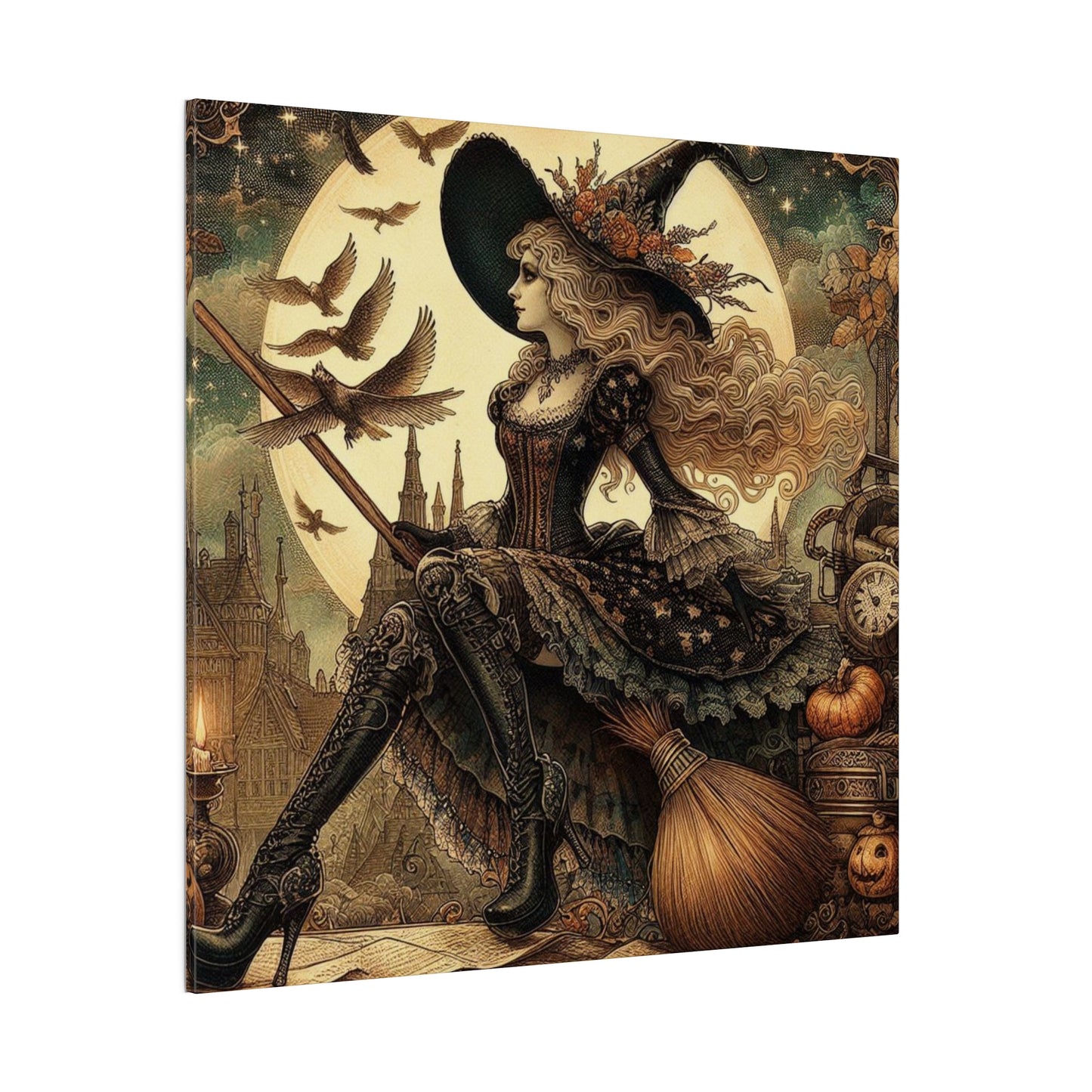 Witch Canvas, Matte Stretched, 0.75"