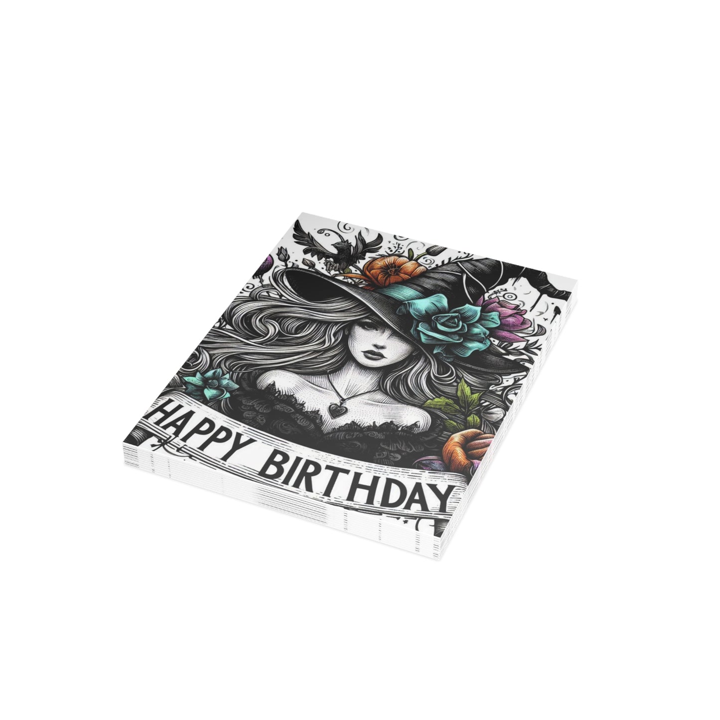 Witch Happy Birthday Postcard Bundles