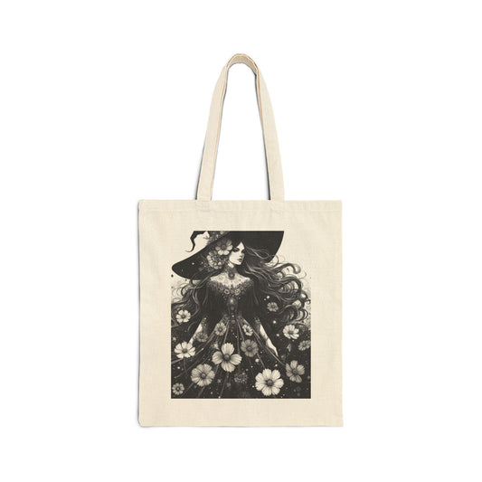 Witch Tote Bag - Cotton Canvas