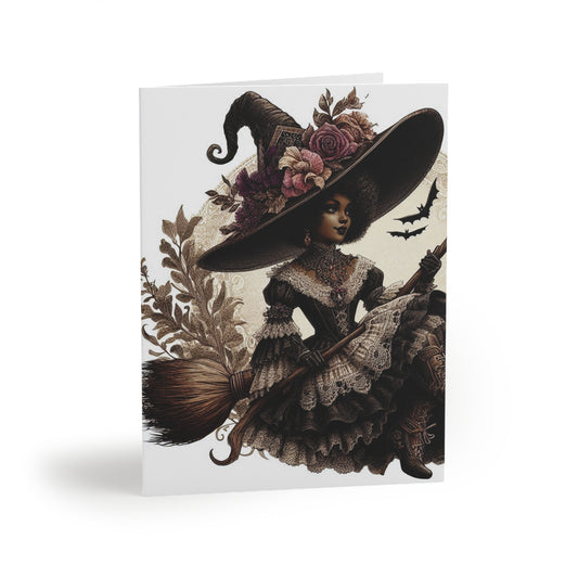 Witch Greeting Cards (8 pc, 16 pc, and 24 pc) Envelopes Included