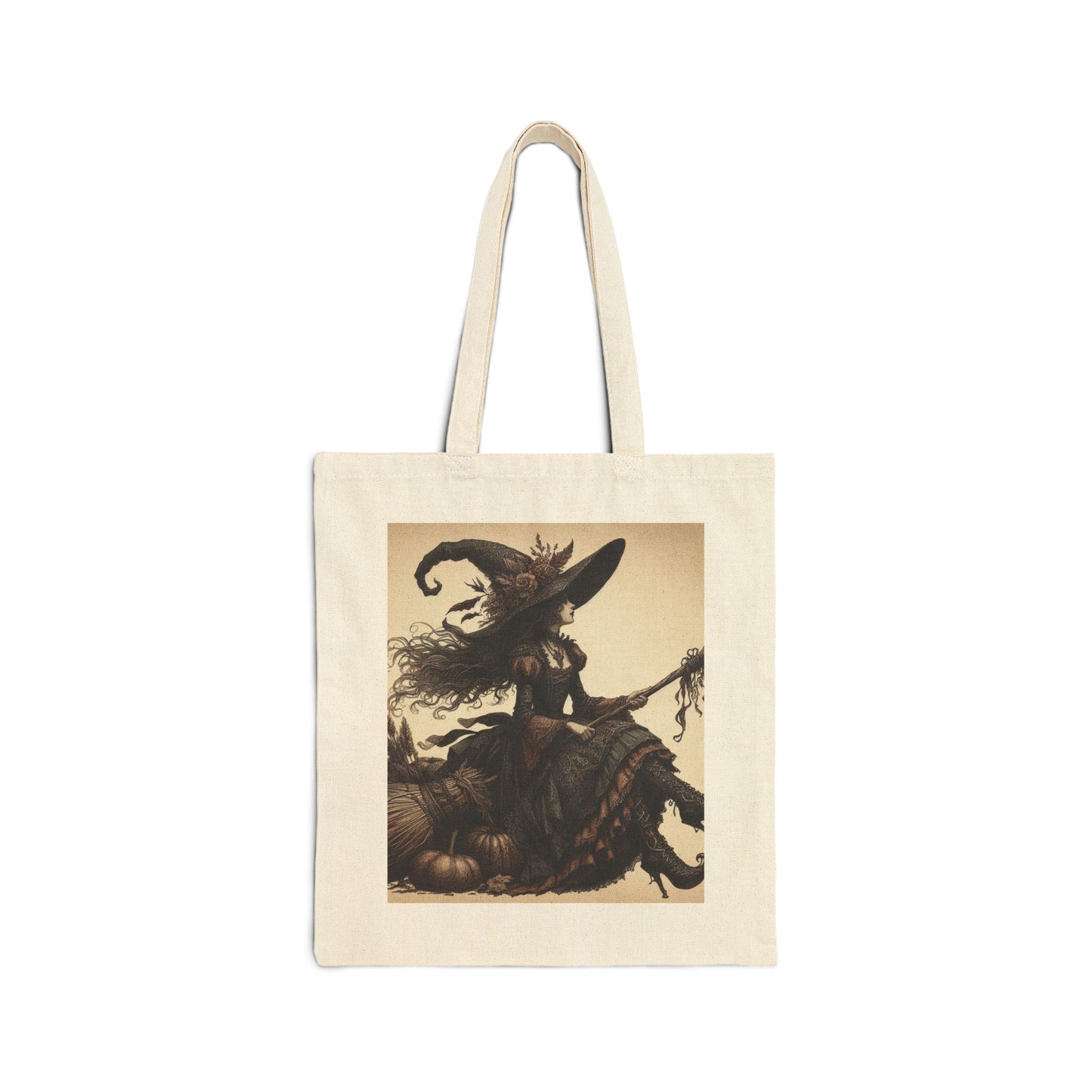 Witch Tote Bag - Cotton Canvas