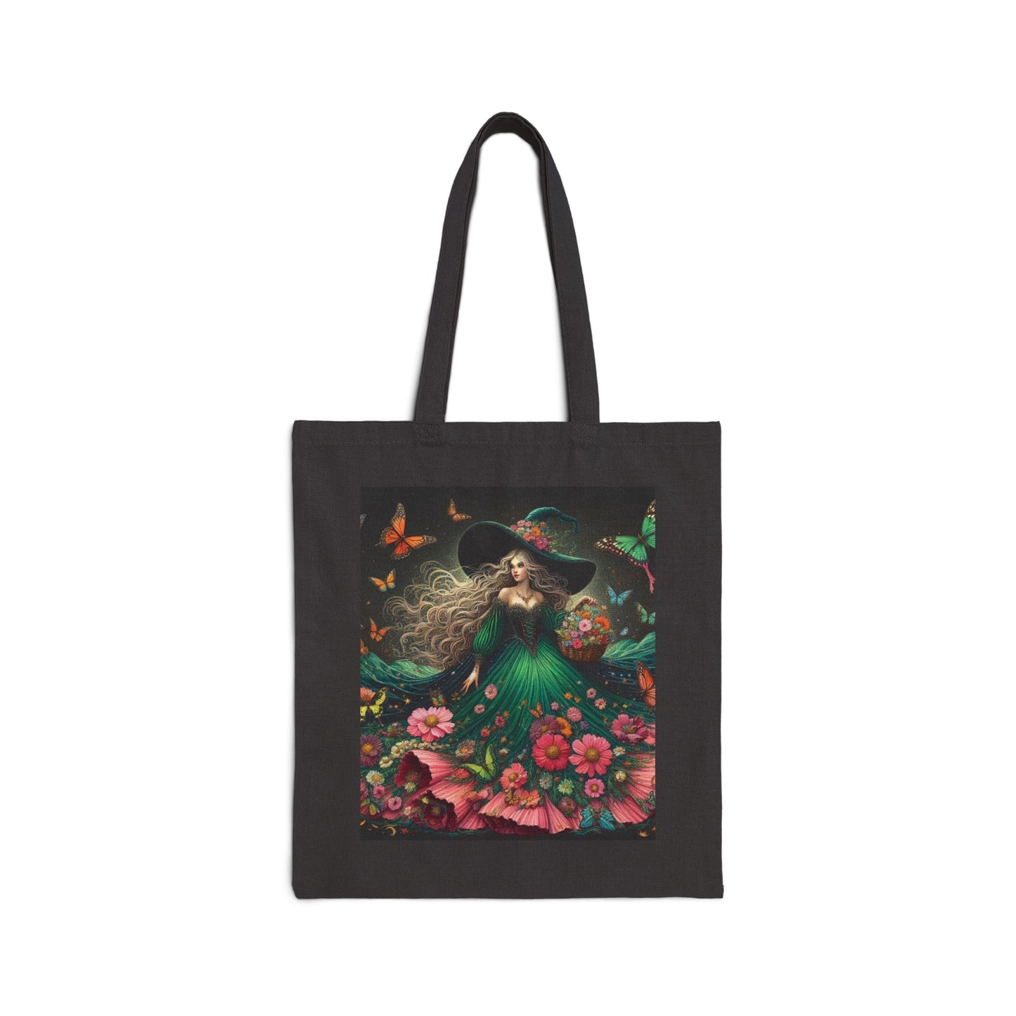 Witch Tote Bag - Cotton Canvas