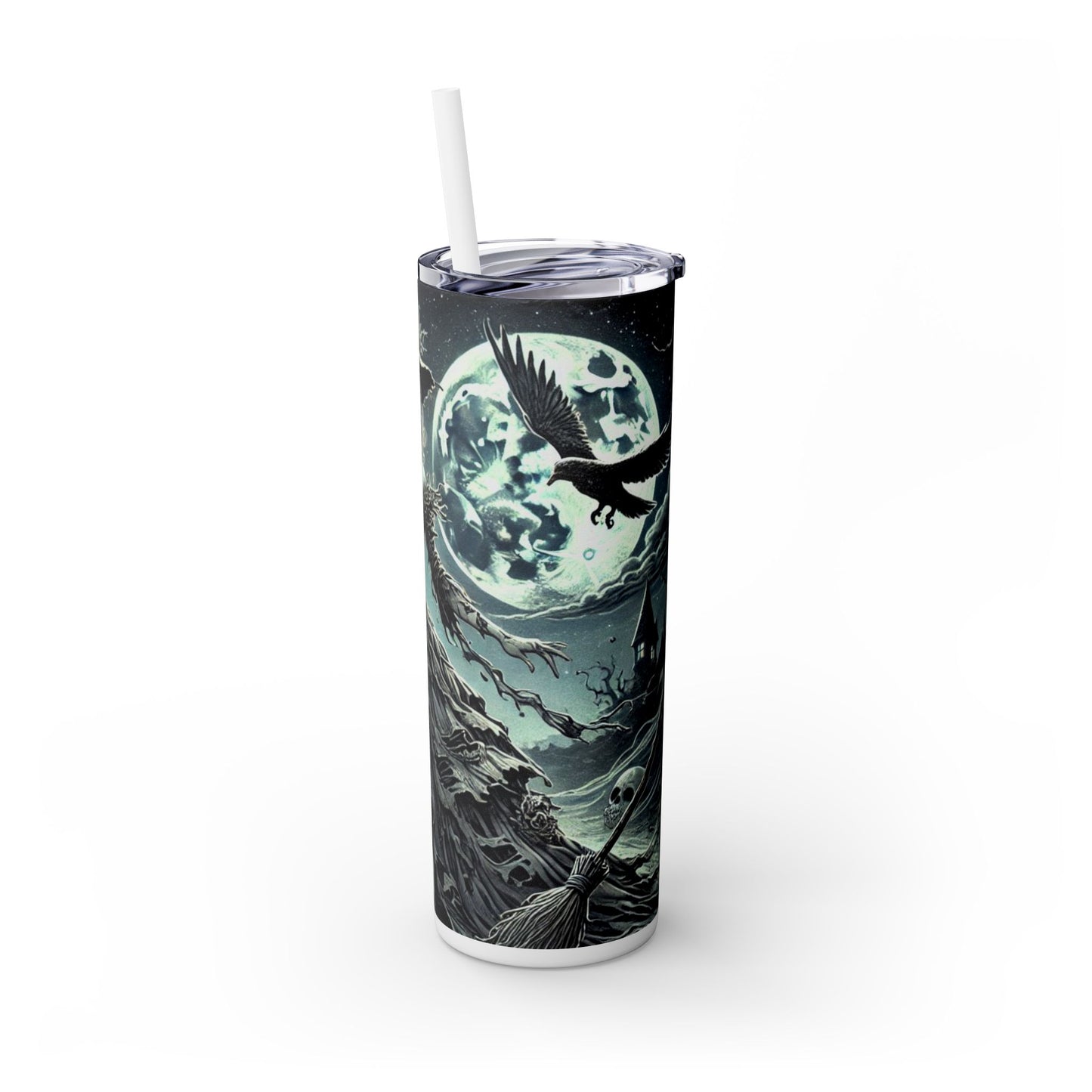 Witch Tumbler with Straw, 20oz