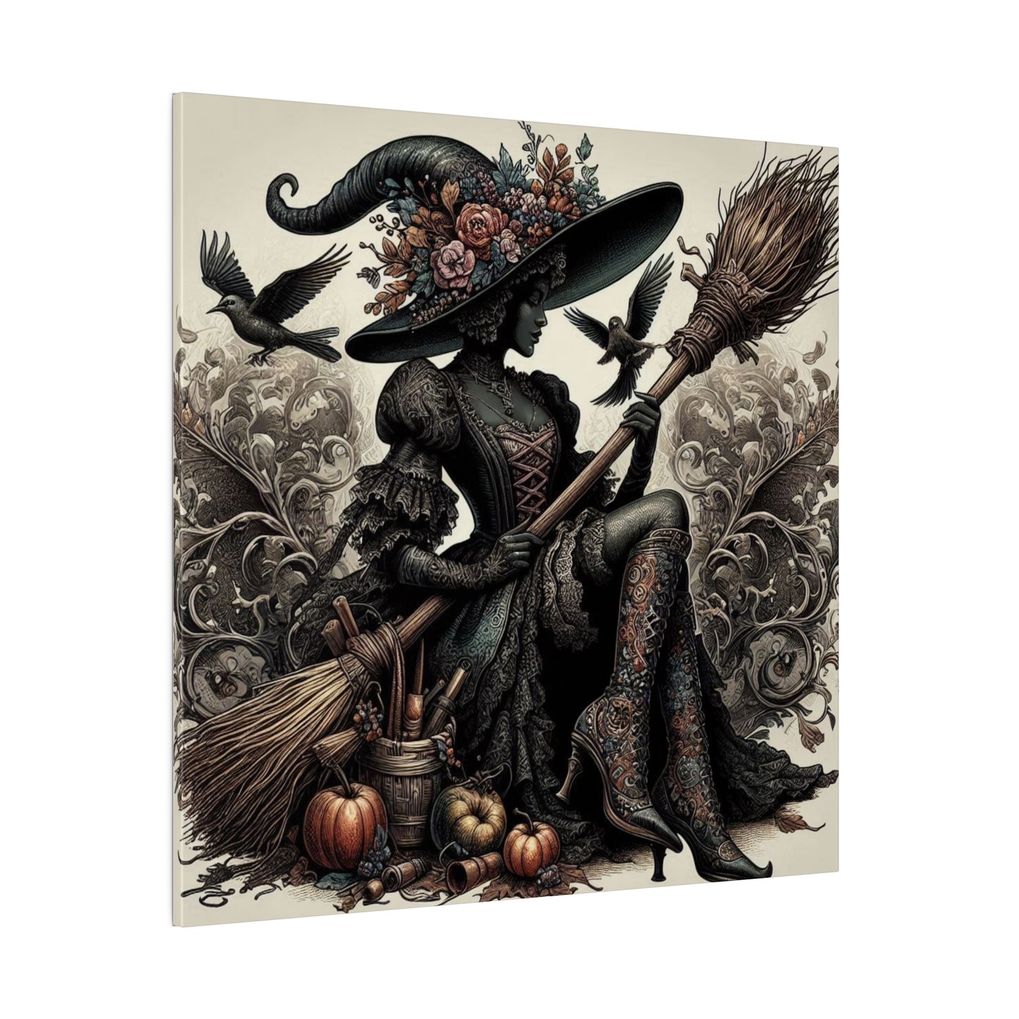 Witch Canvas, Matte Stretched, 0.75"