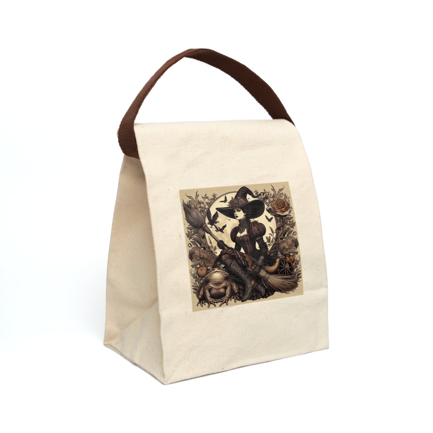 Witch Canvas Lunch Bag