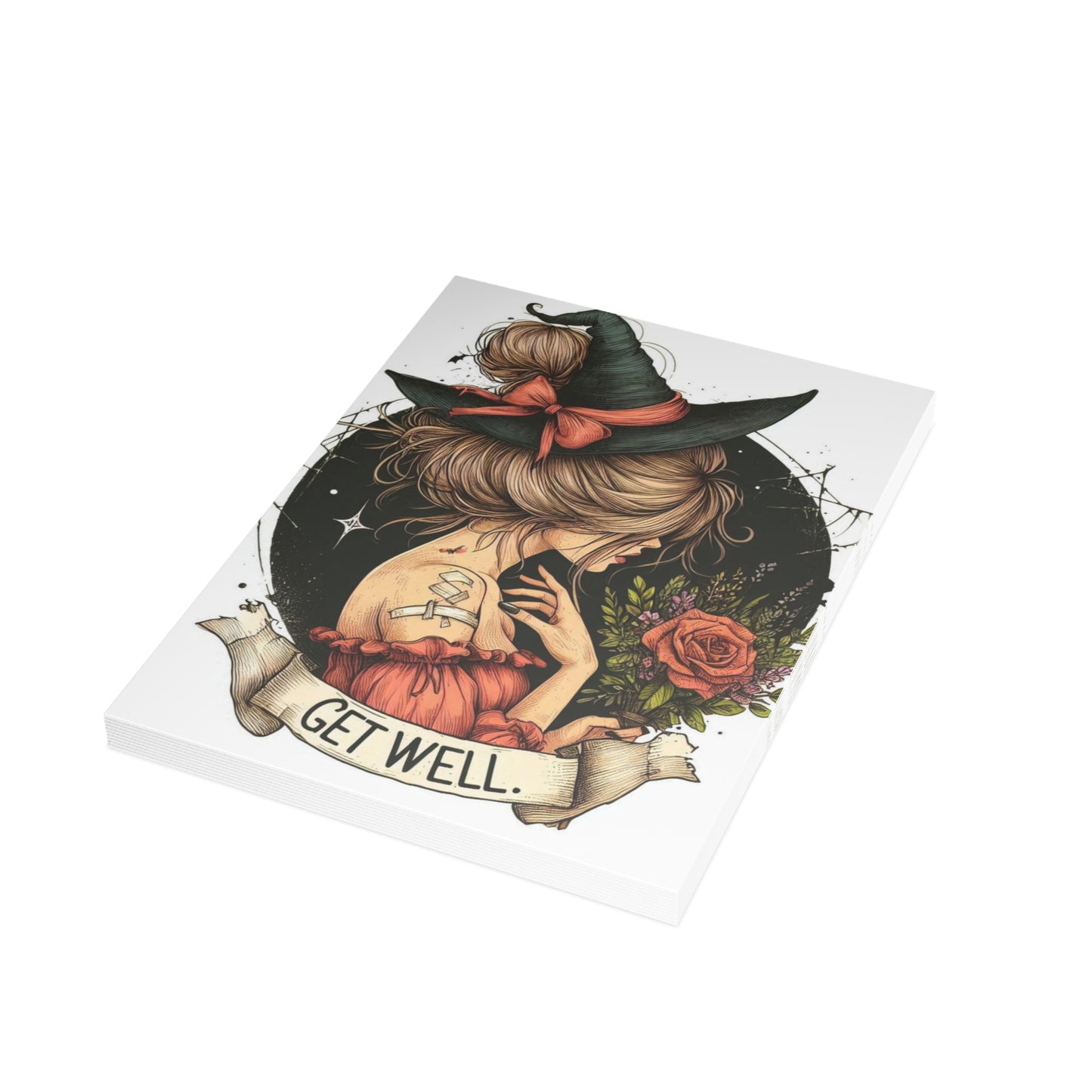 Get Well Witch Postcard Bundles