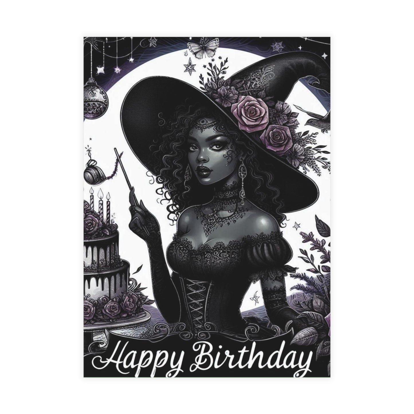 Witch Happy Birthday Postcard Bundles