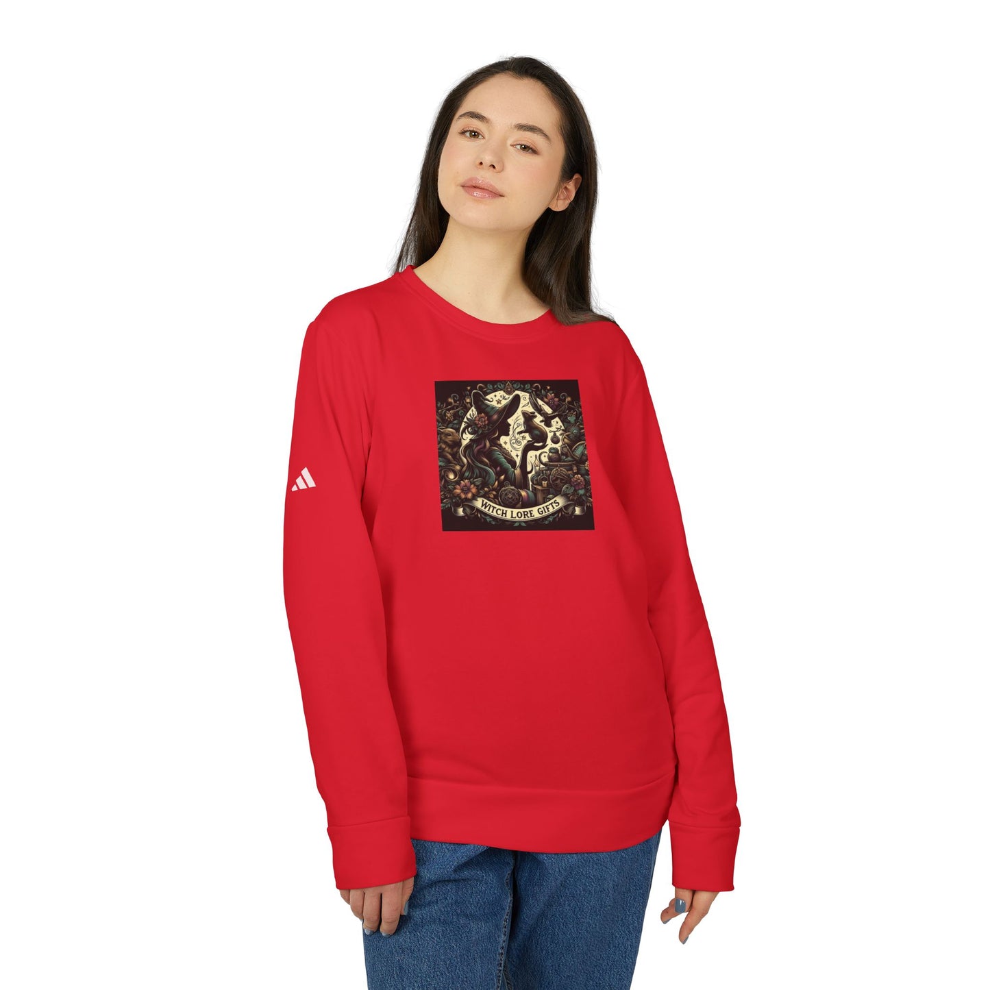 Witch Lore Gifts Adidas® Unisex Fleece Crewneck Sweatshirt