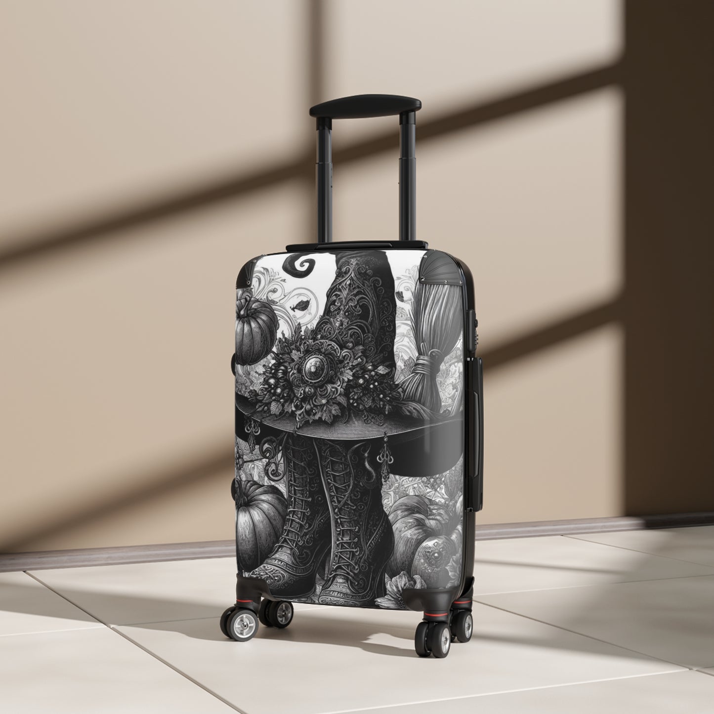 Witch Hat & Boots Traveling Suitcase