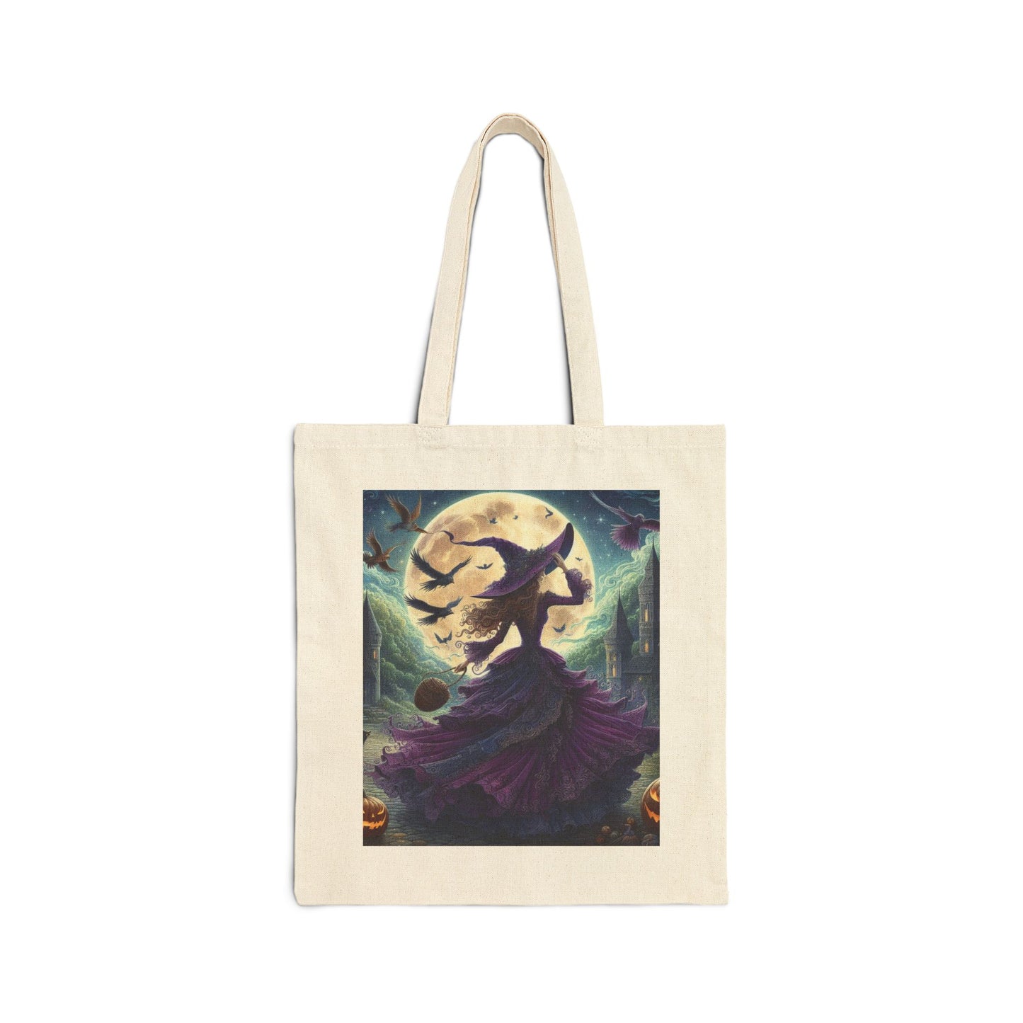 Witch Tote Bag - Cotton Canvas