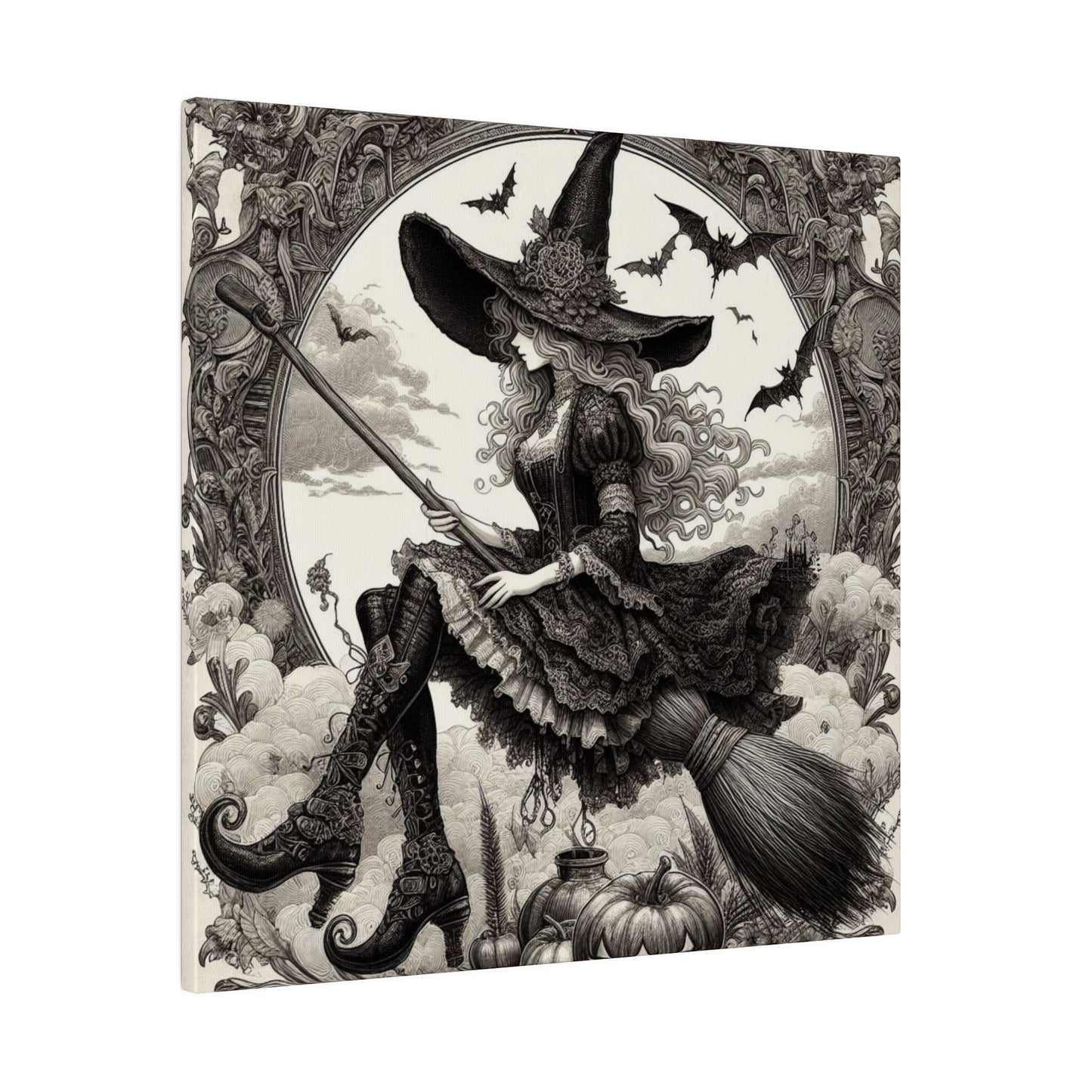 Witch Canvas, Matte Stretched, 0.75"