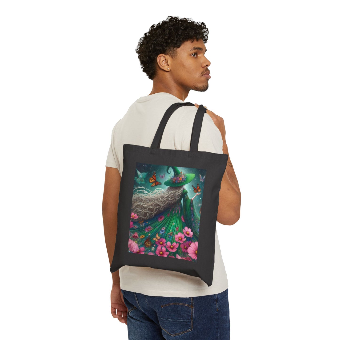 Witch Tote Bag - Cotton Canvas