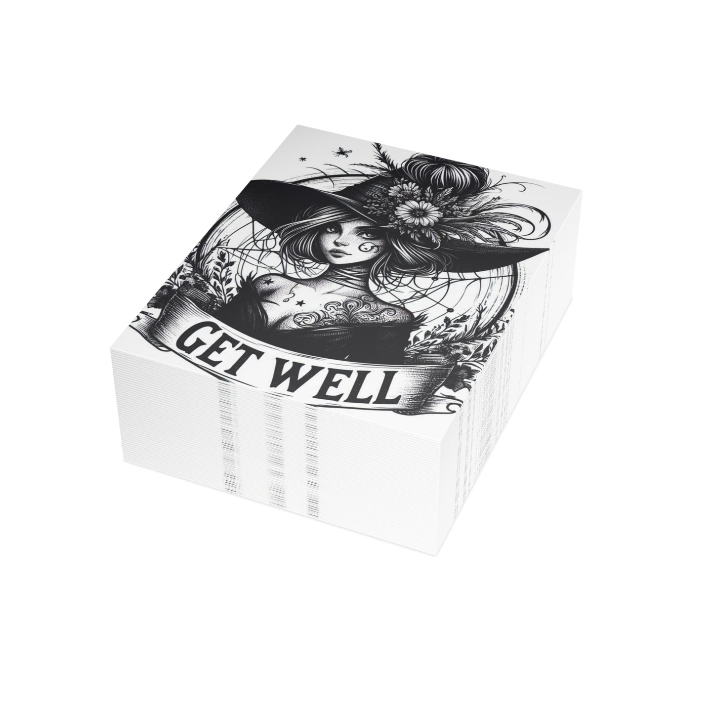 Get Well Witch Postcard Bundles