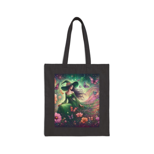 Witch Tote Bag - Cotton Canvas